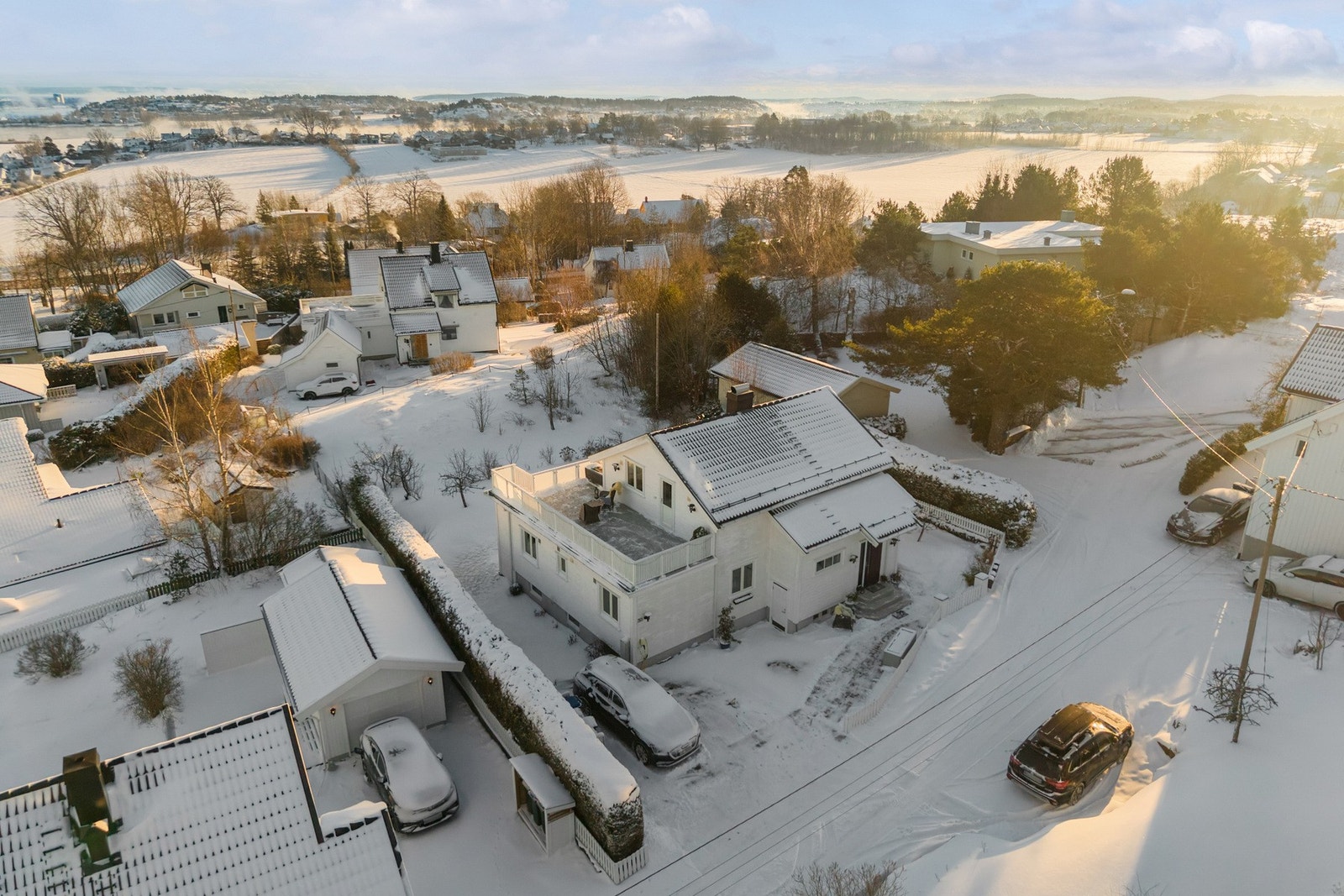 Etterisolert og oppgradert fasade. Galleribilde