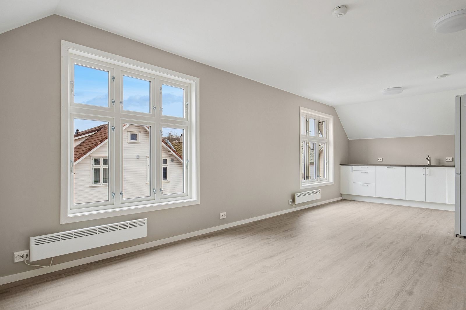 Åpen stue- og kjøkkenløsning Galleribilde