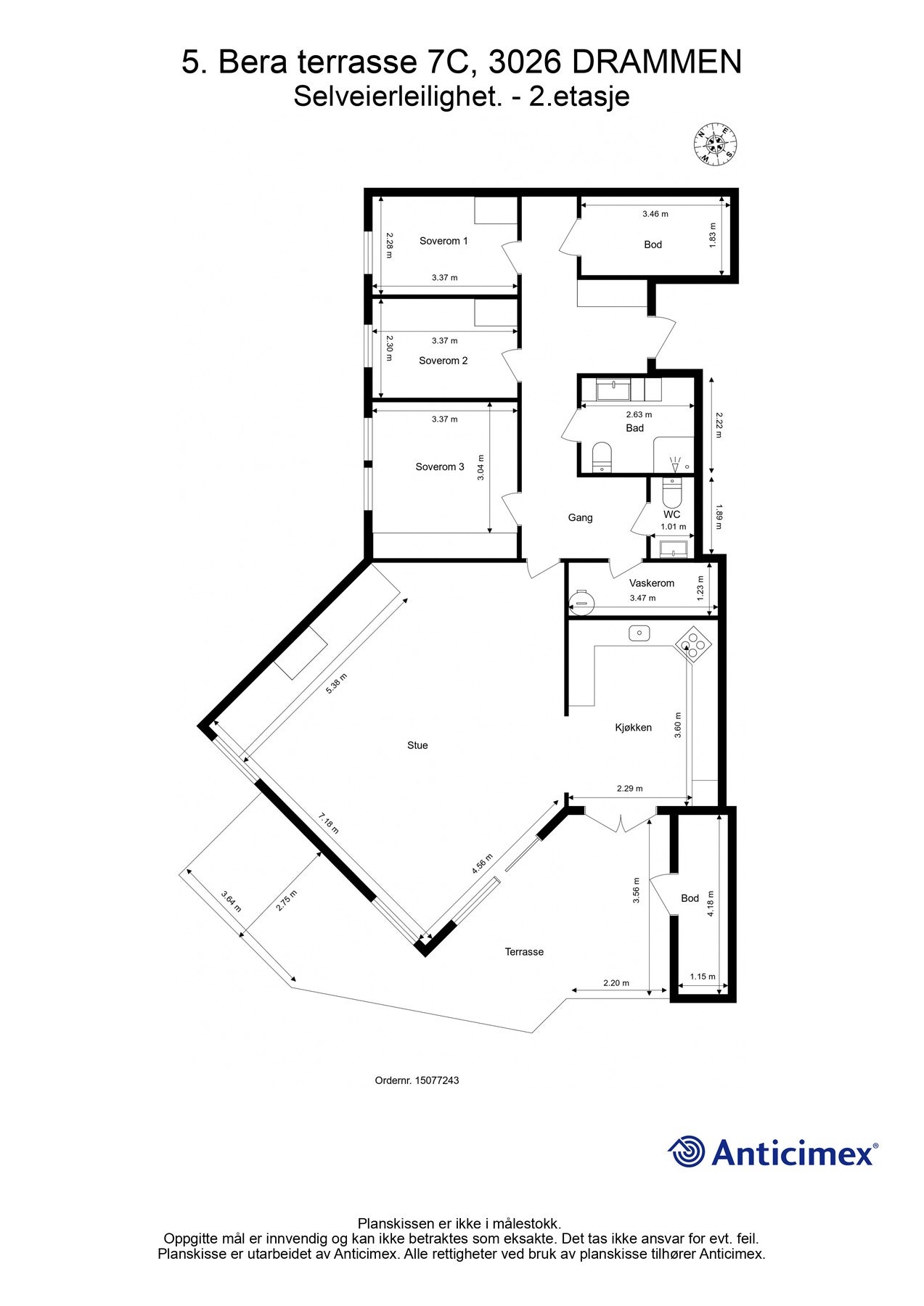 Plantegning Galleribilde