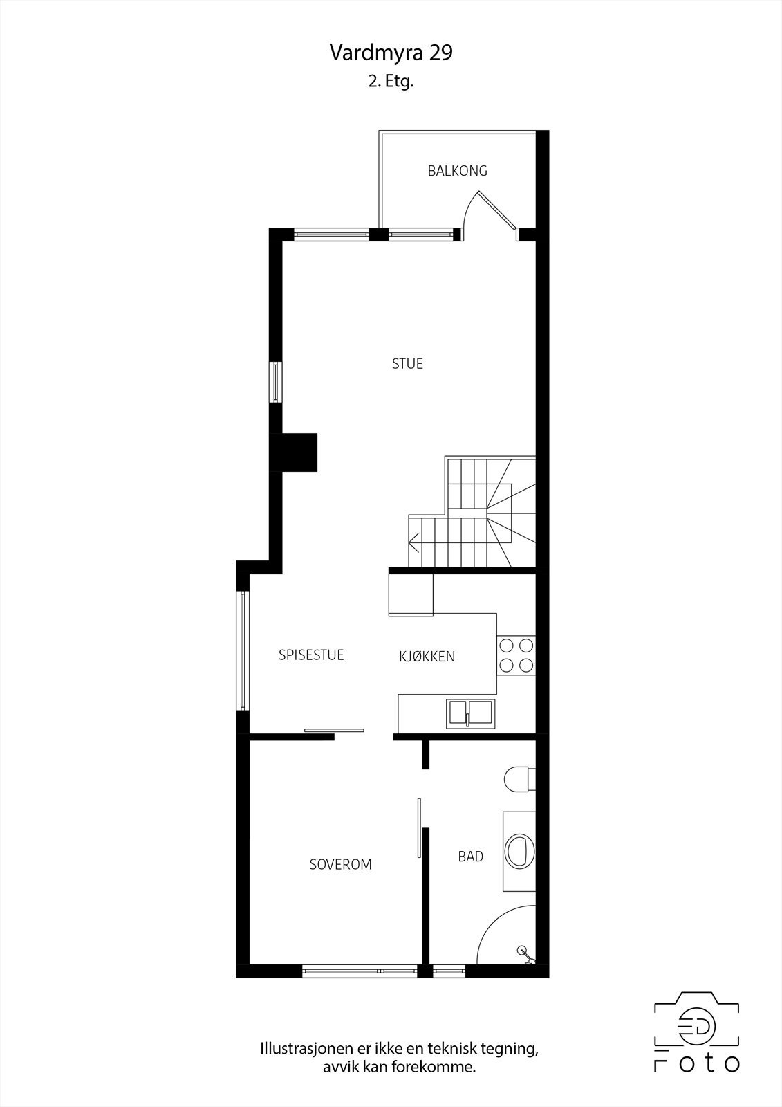 Plantegning 2. etasje. Galleribilde