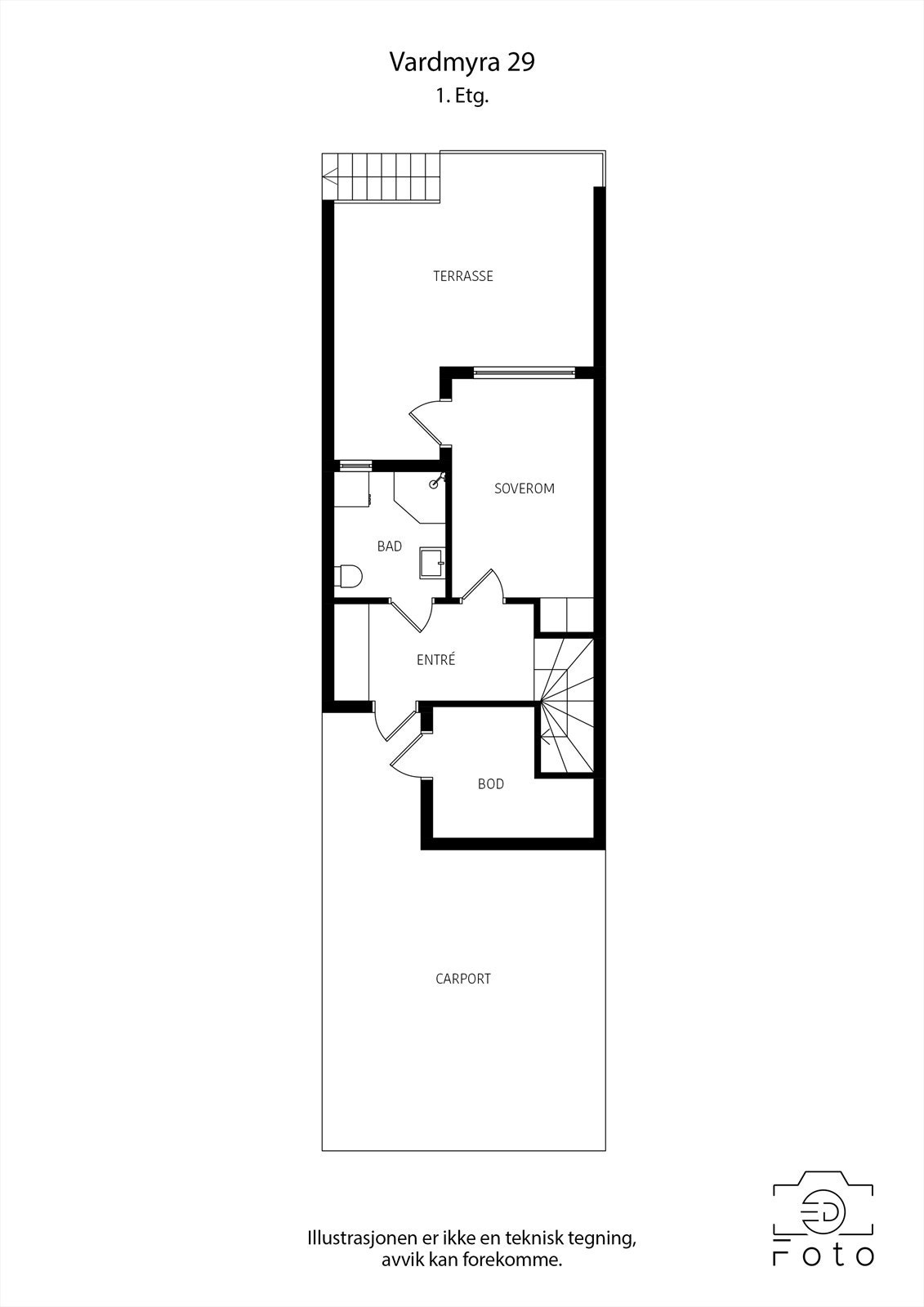 Plantegning 1. etasje. Galleribilde