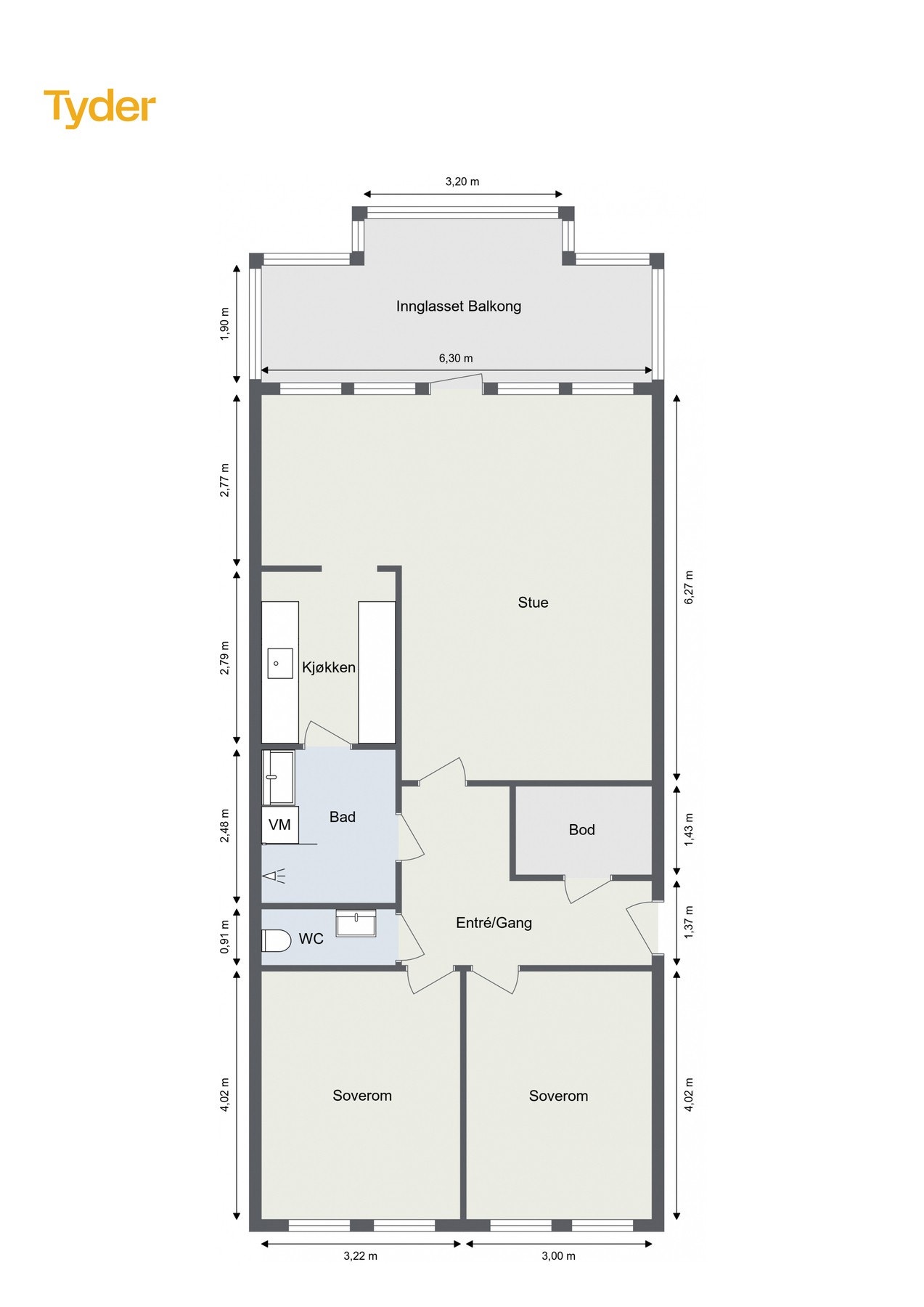 Planskisse. Galleribilde