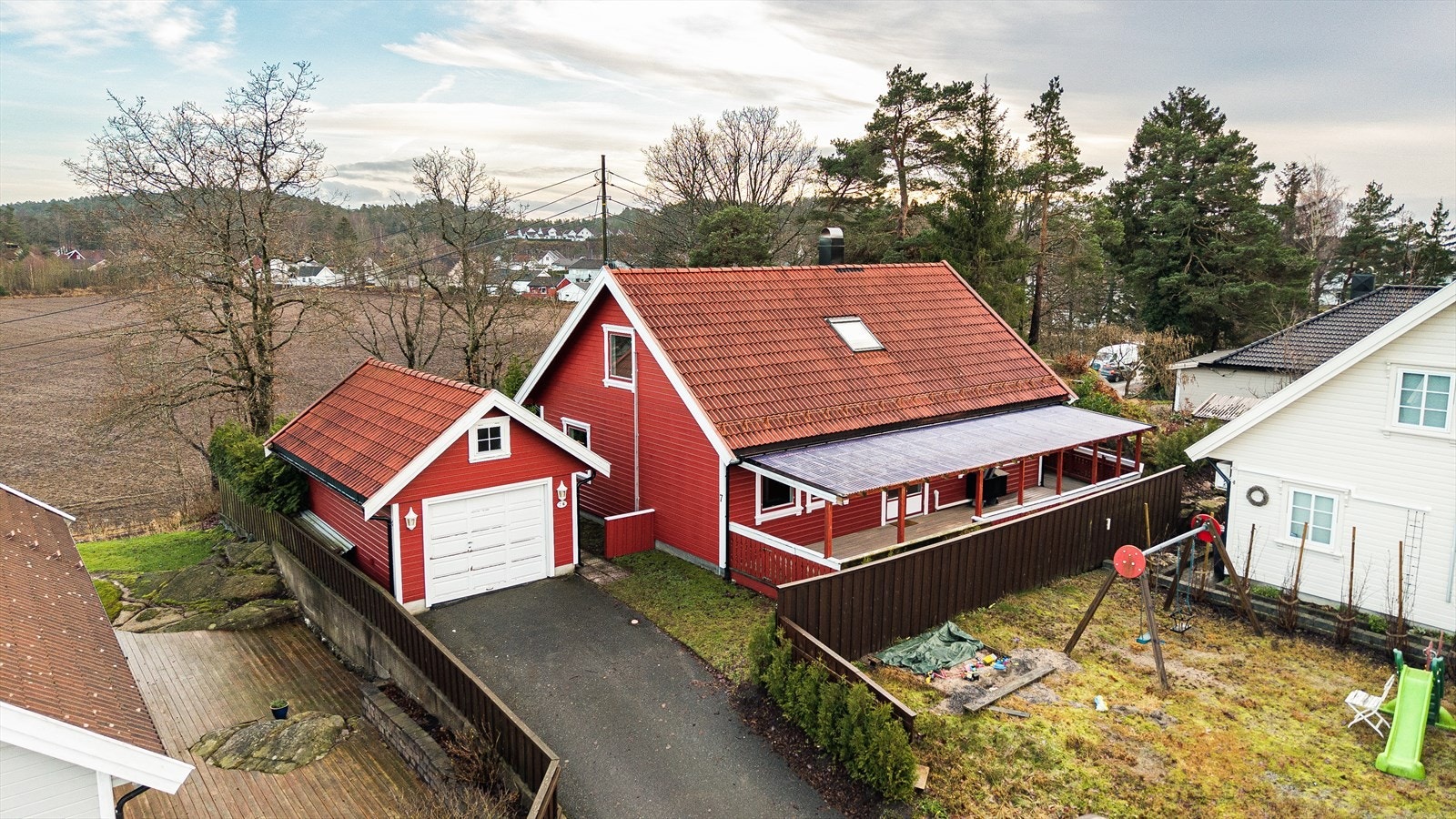 Even Guttormsen i Nordvik presenterer Bringsværmoen 7 - frittliggende enebolig i blindvei - garasje - 5 soverom - 2 bad Foto: Fokus Foto Galleribilde