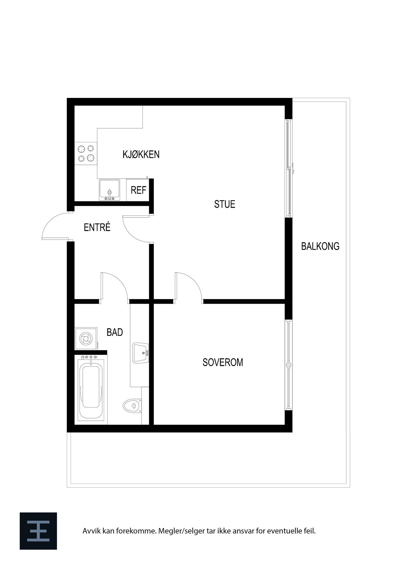 Plantegning Galleribilde