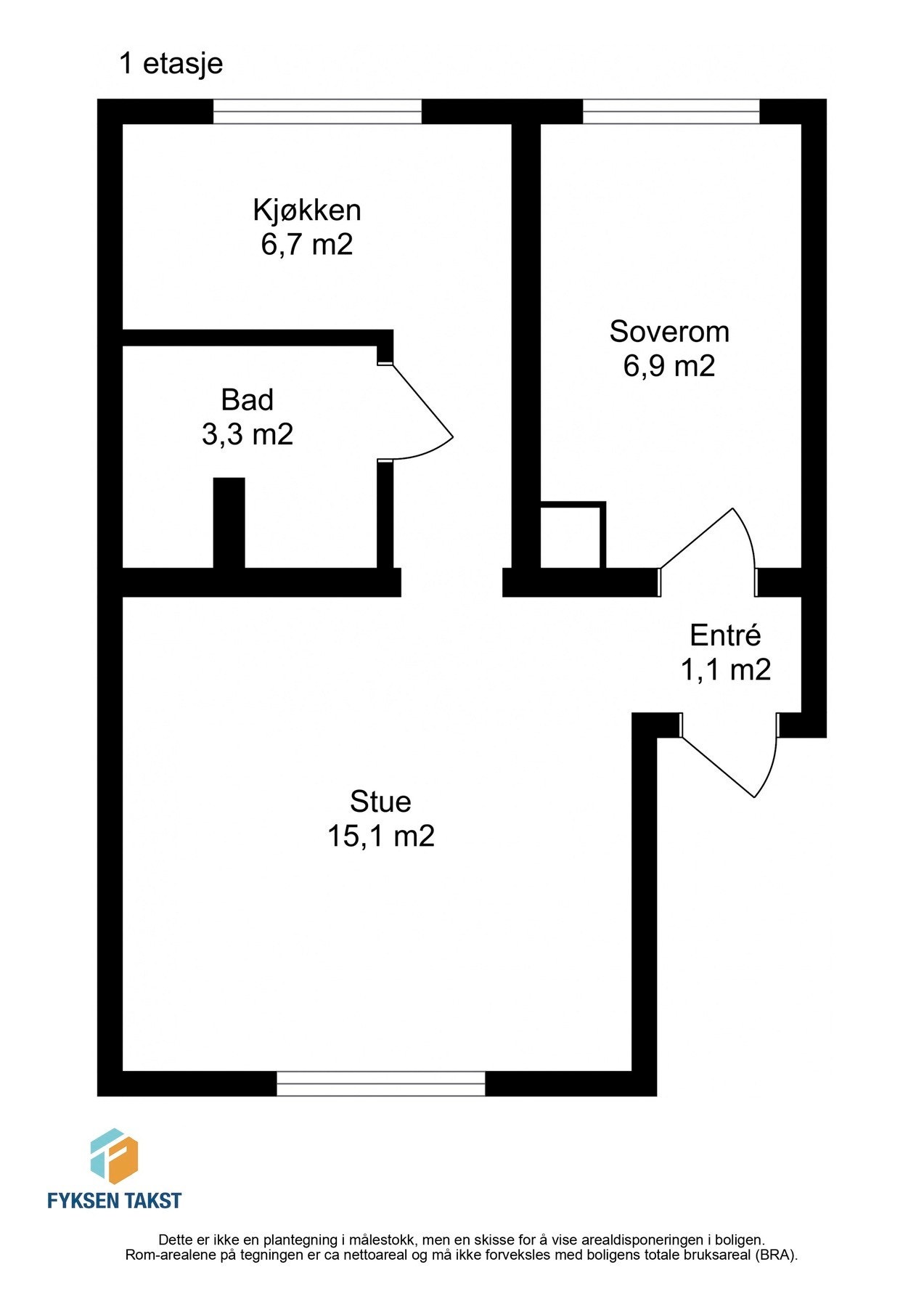 Planskisse. Galleribilde
