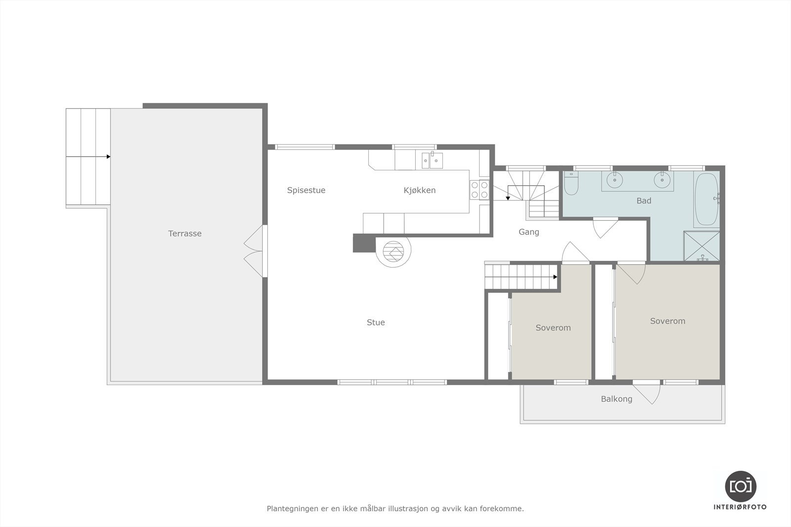 Plantegning Galleribilde