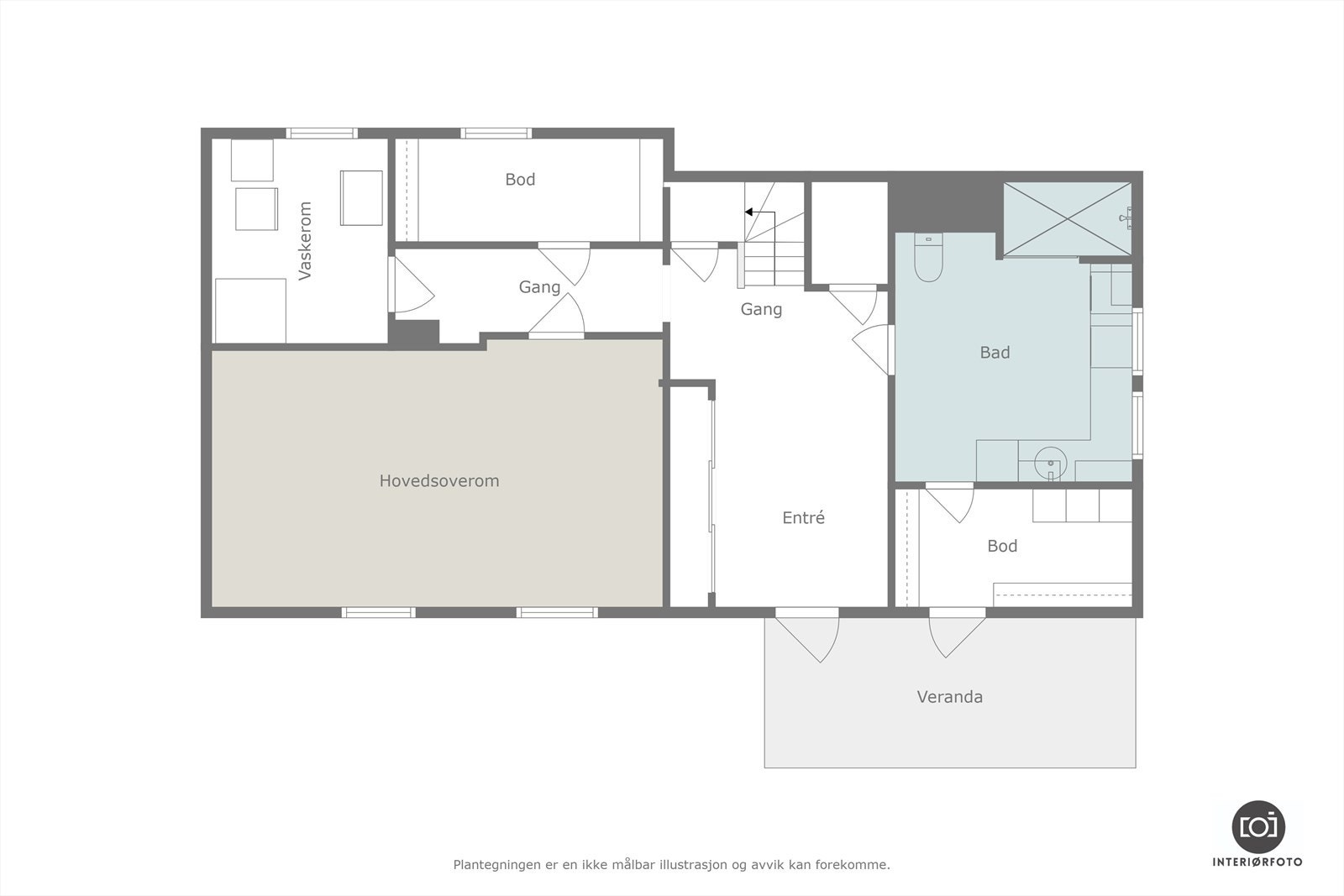 Plantegning Galleribilde