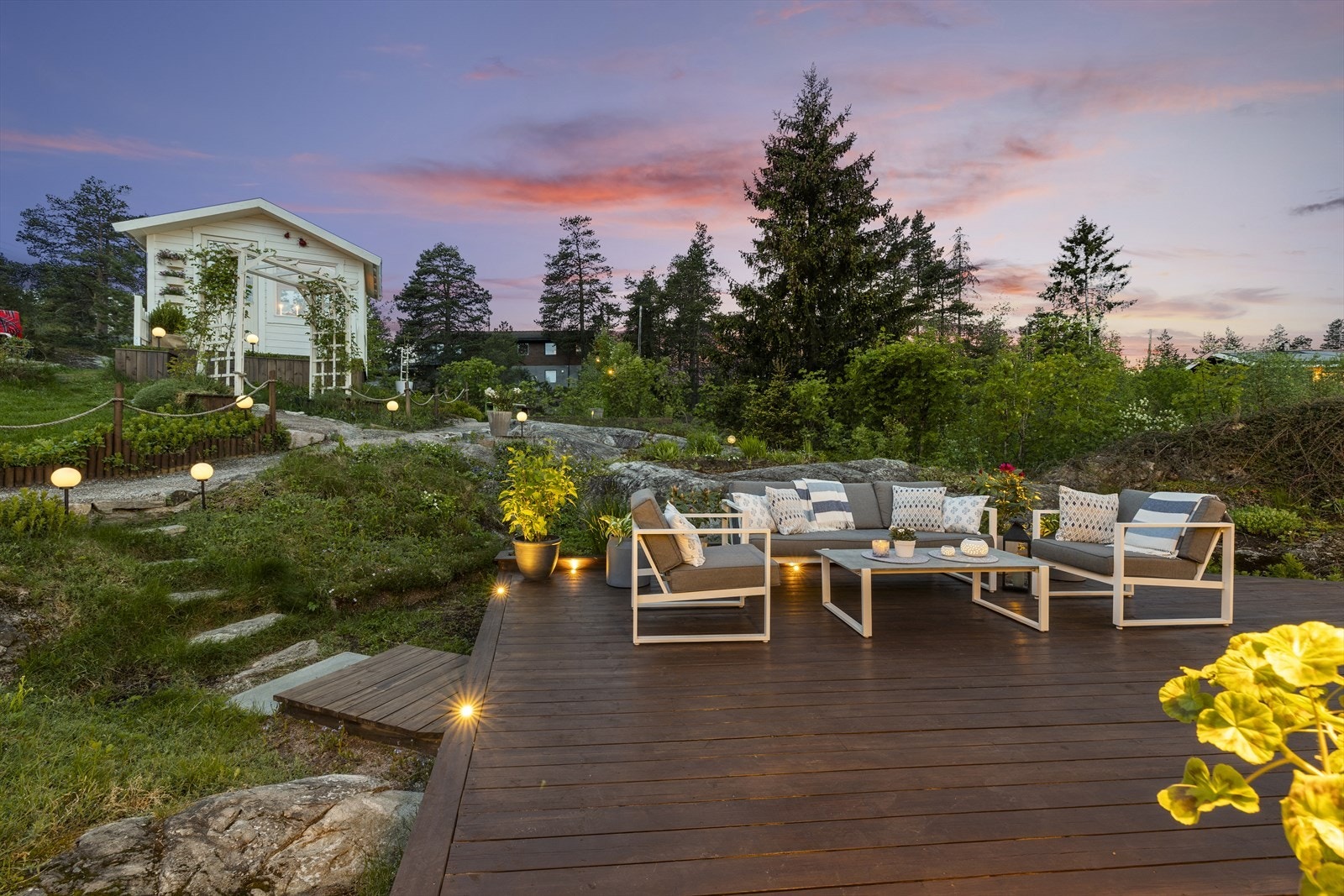 Uteområde. Galleribilde