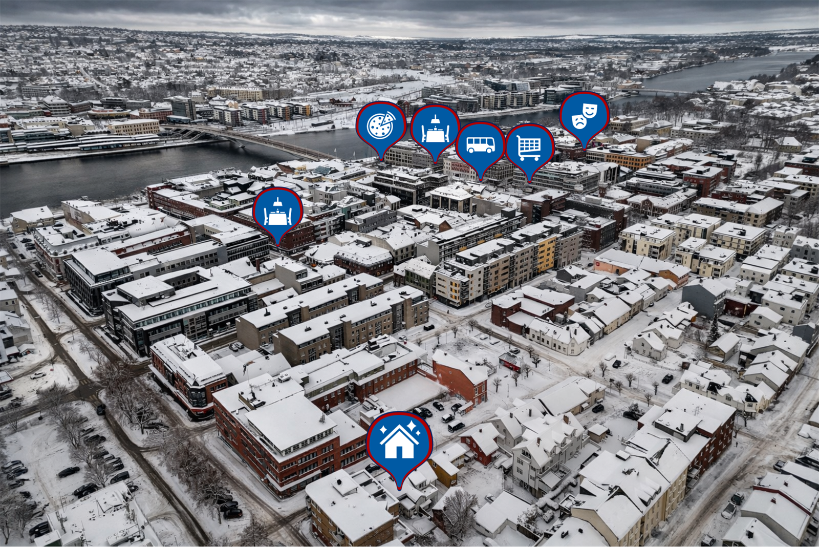 Sentral beliggenhet med kort vei til det meste. Galleribilde