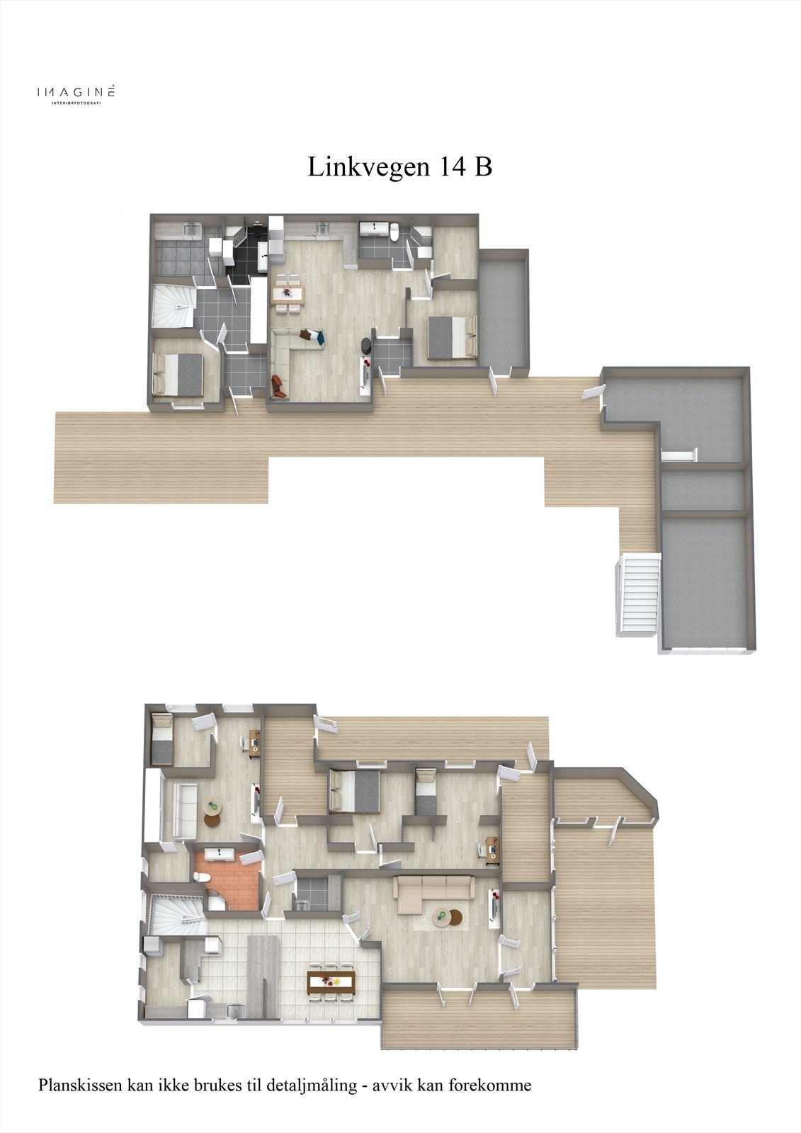 Linkvegen 14 B - 3D Galleribilde
