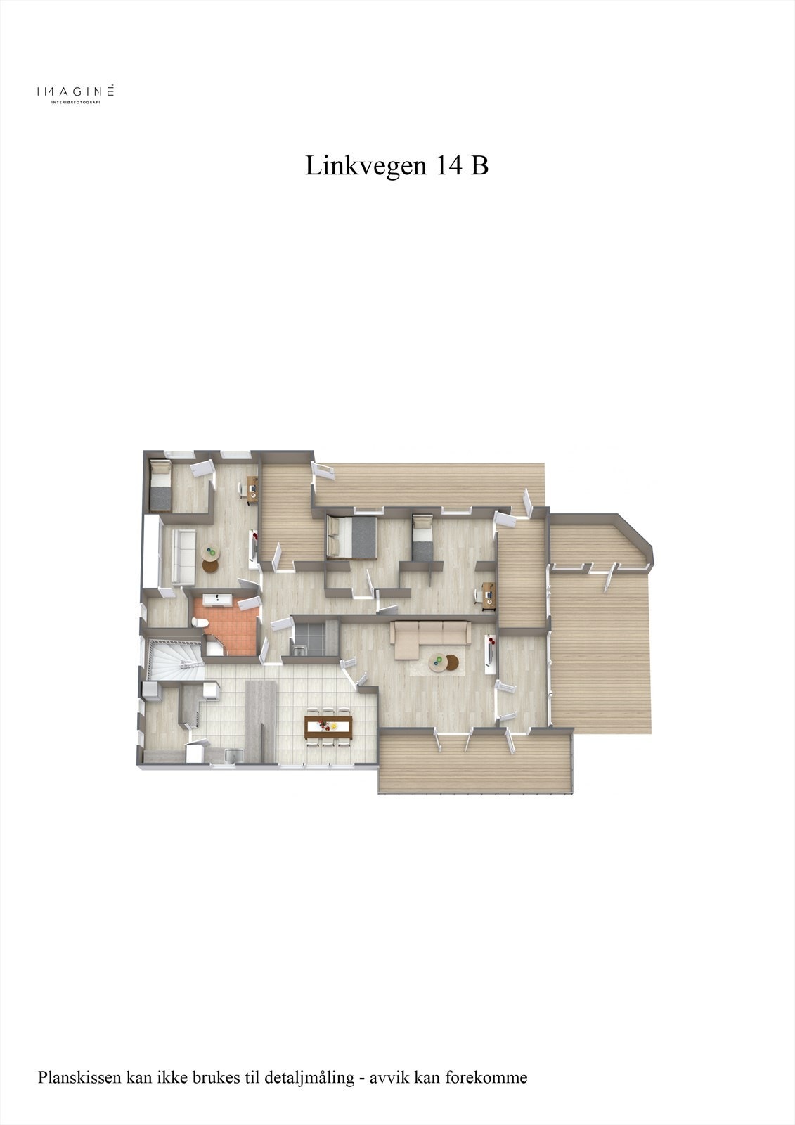 Linkvegen 14 B - 3D - 2 etg Galleribilde