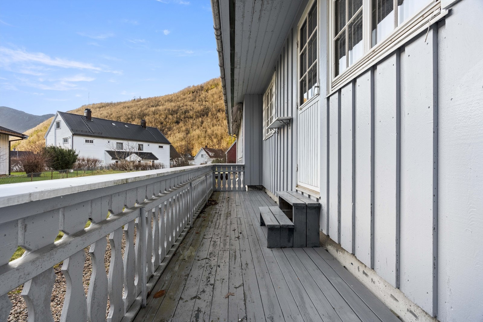 Balkong/terrasse i tilknytning til hovudsoverommet Galleribilde