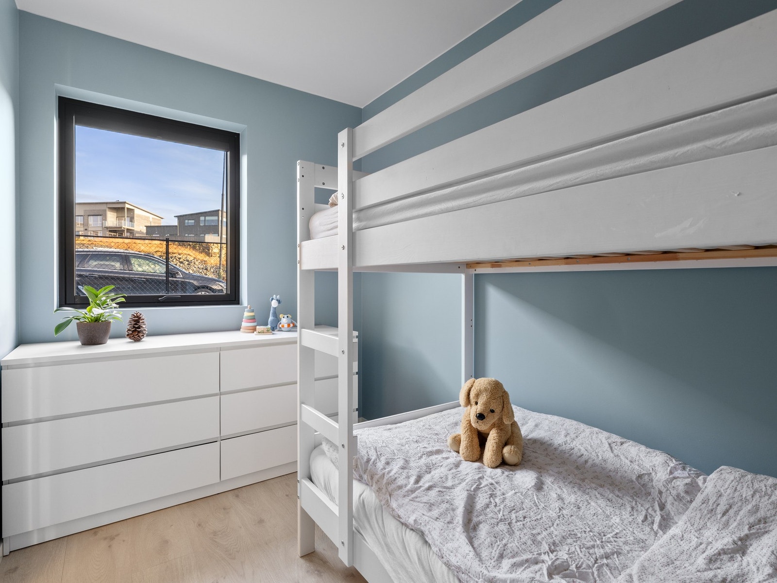 Soverommene kan brukes som barnerom, kontor eller gjesterom - alt etter eget behov og ønske. Galleribilde