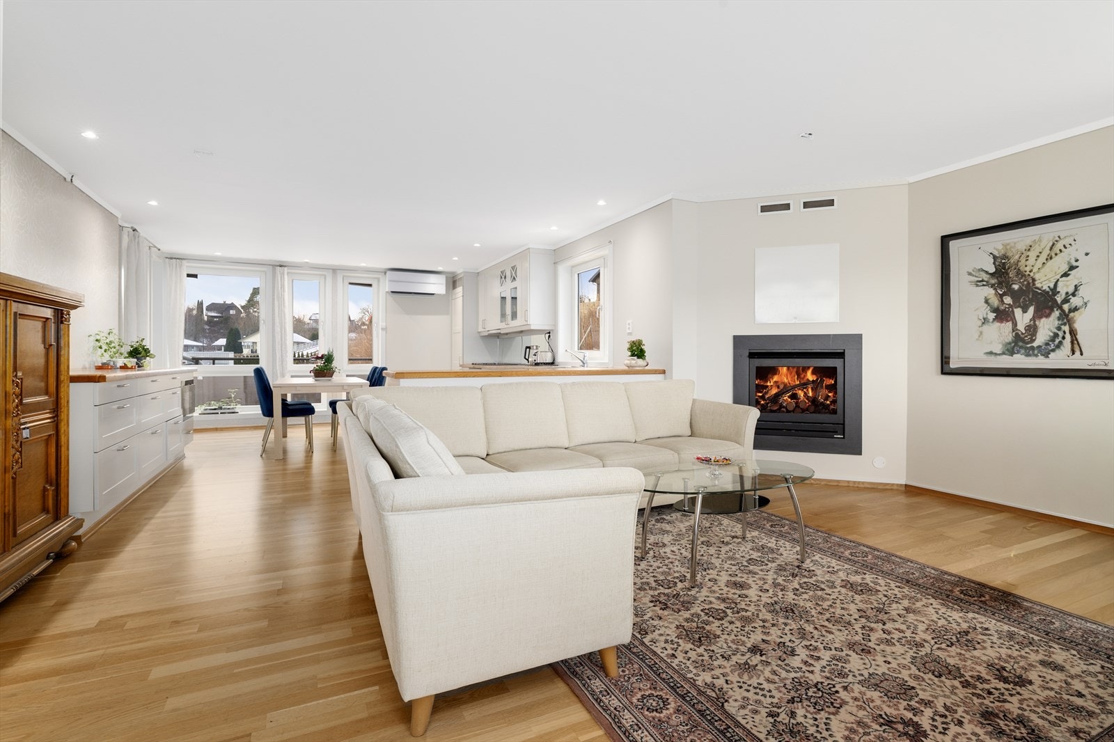 Montert gasspeis i 2012, som gir en lun og hyggelig atmosfære. Galleribilde