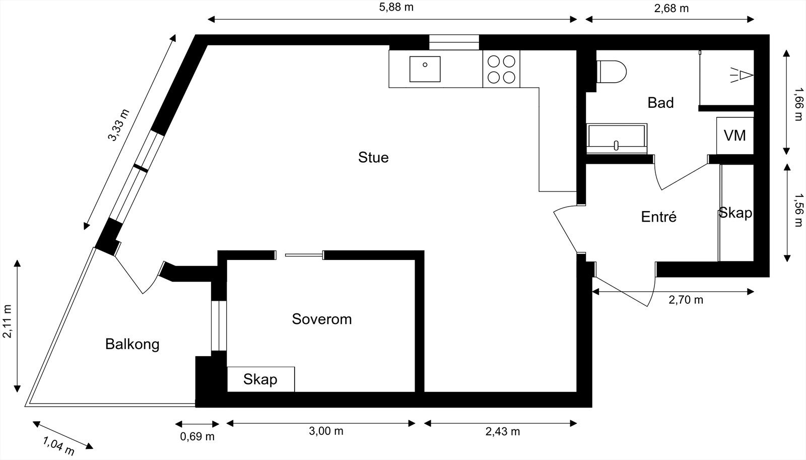 Plantegning Galleribilde