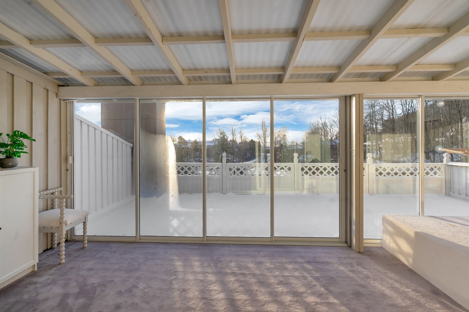 Skyvedører som kan åpnes helt opp Galleribilde