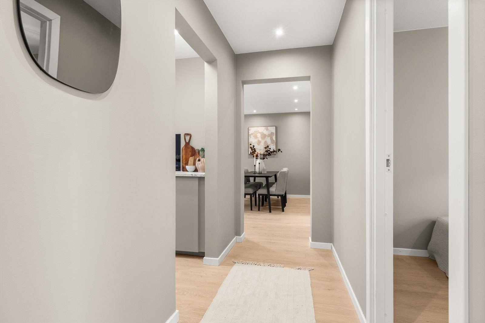 Boligen har tre gode soverom Galleribilde