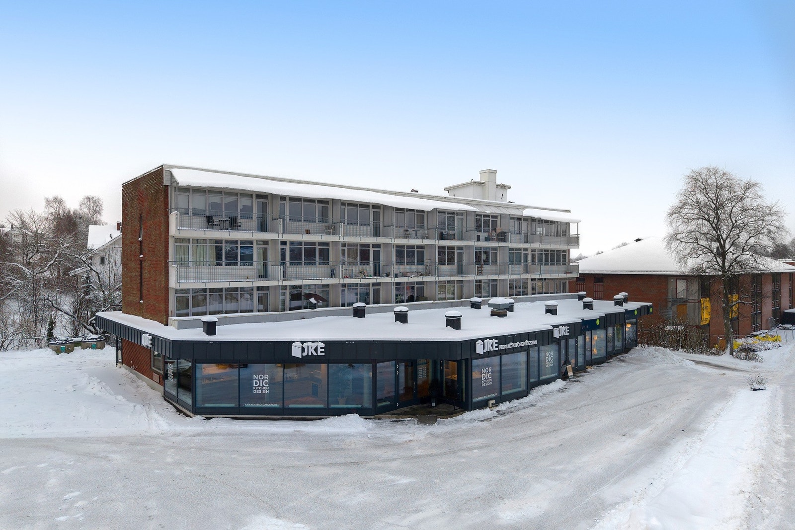 Fasade Kråkstadveien 1. Galleribilde