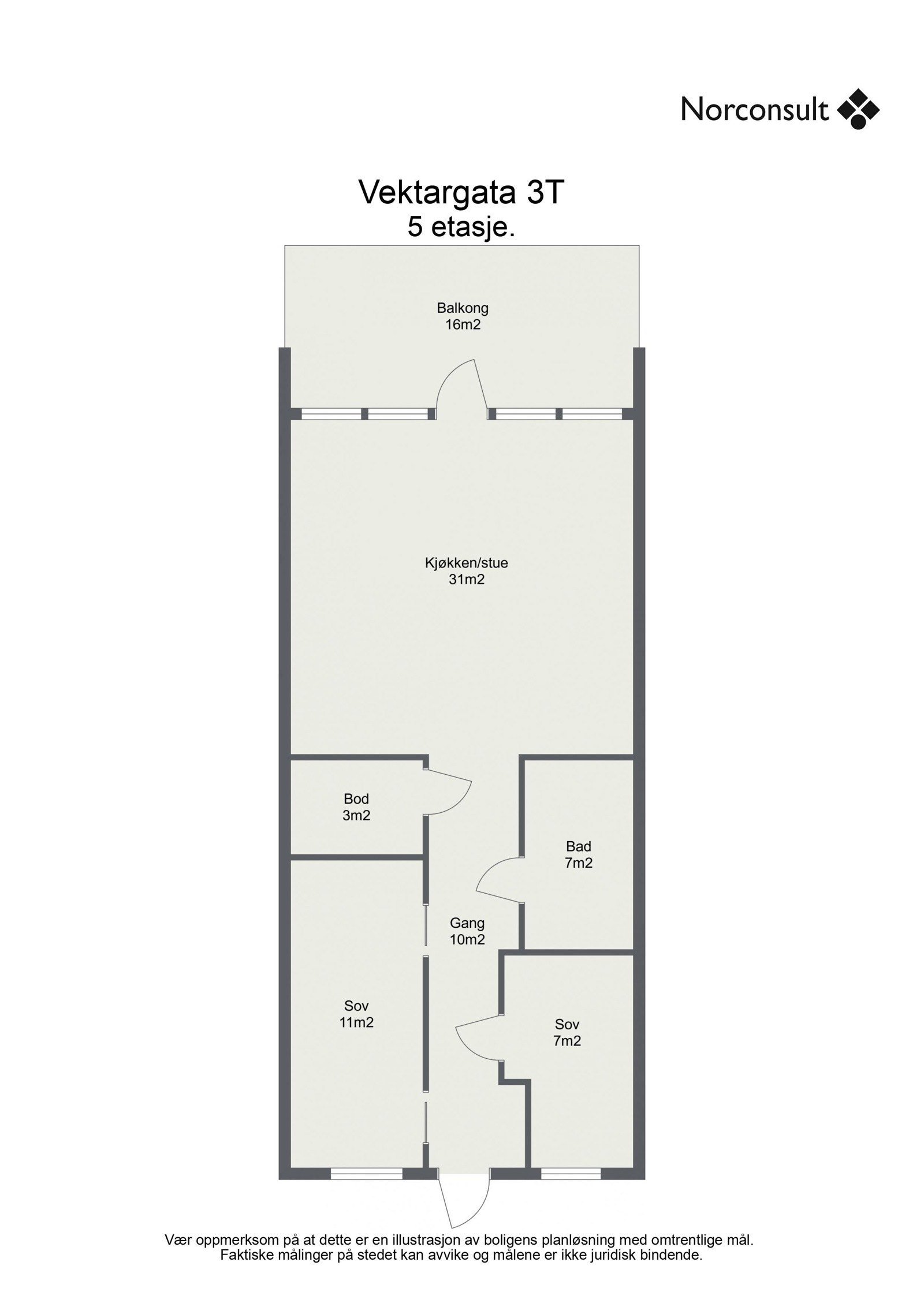 Plantegning Galleribilde
