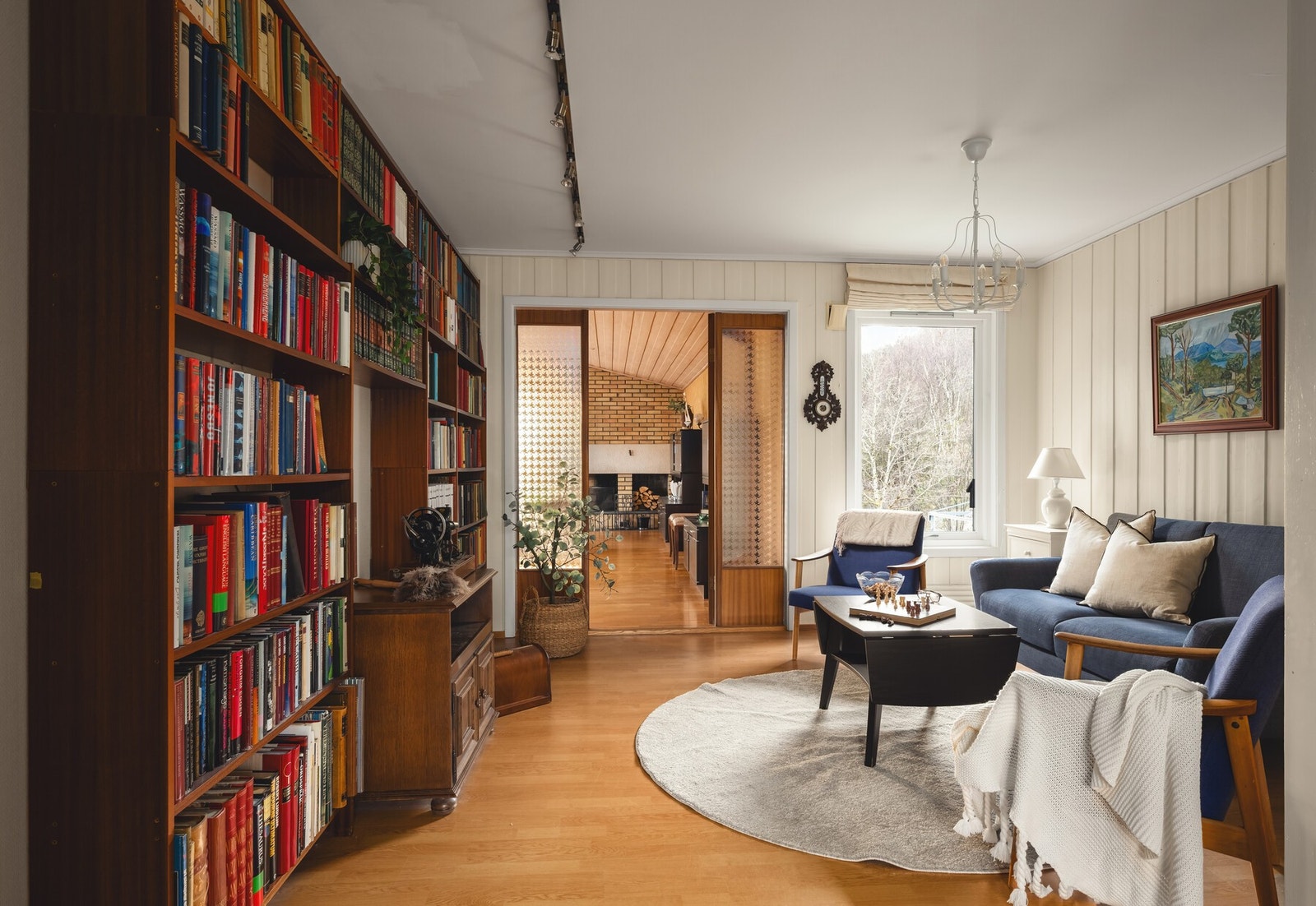 Her kan man lese, se en film eller bare nyte litt egen tid i et hyggelig og privat hjørne av boligen. Galleribilde