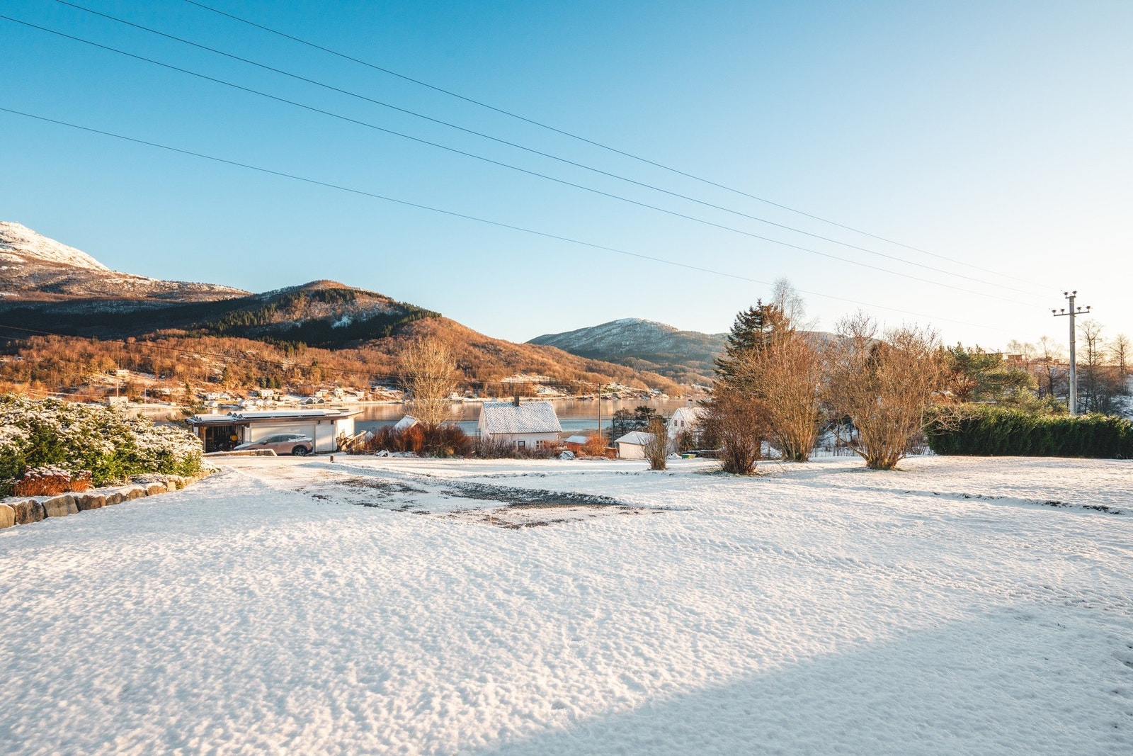 Pent opparbeidet uteområde. Galleribilde