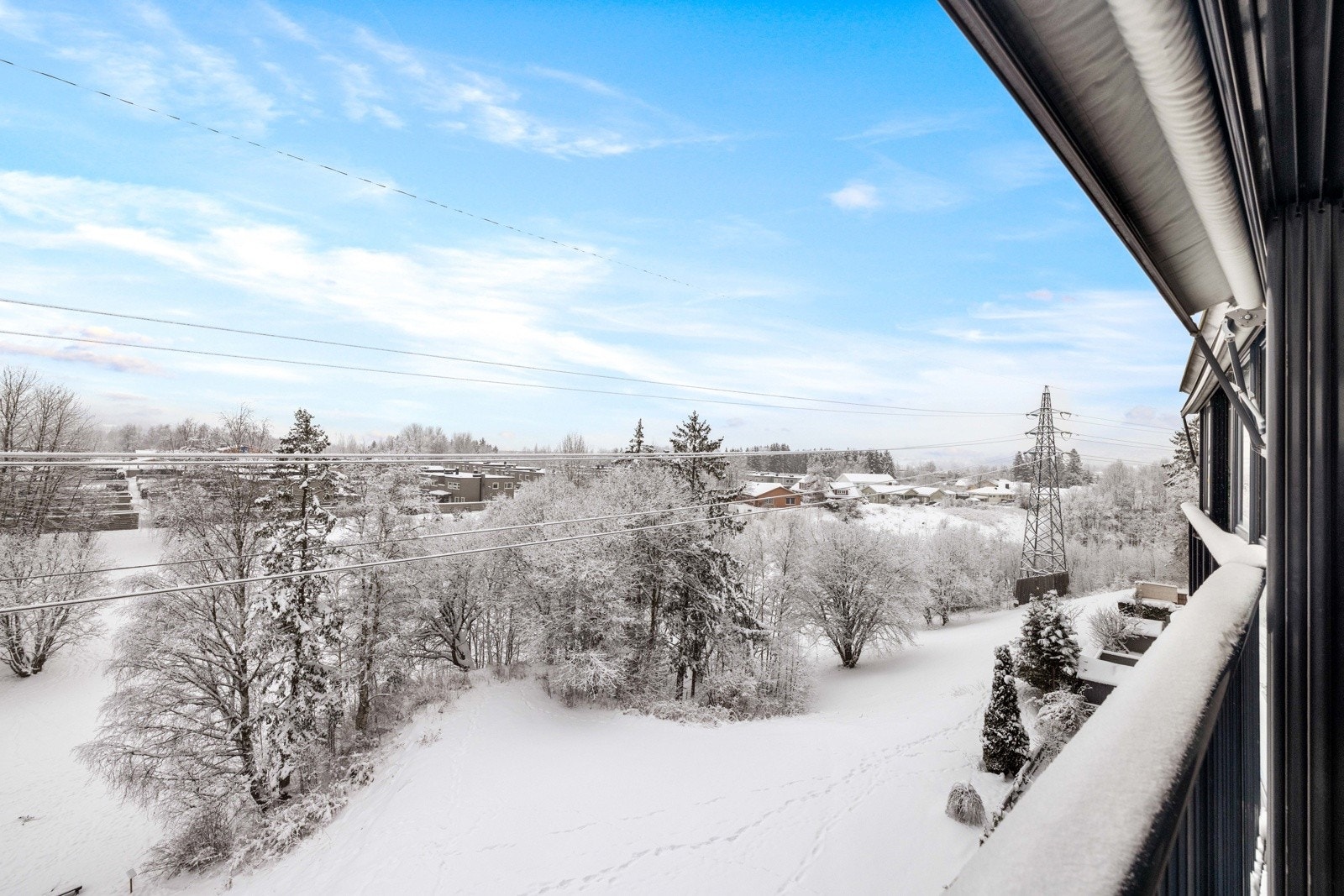 Utsikt fra balkongen. Galleribilde