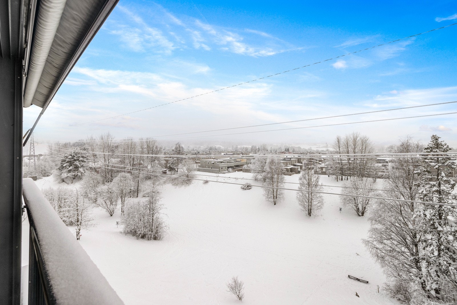 Utsikt fra balkongen. Galleribilde