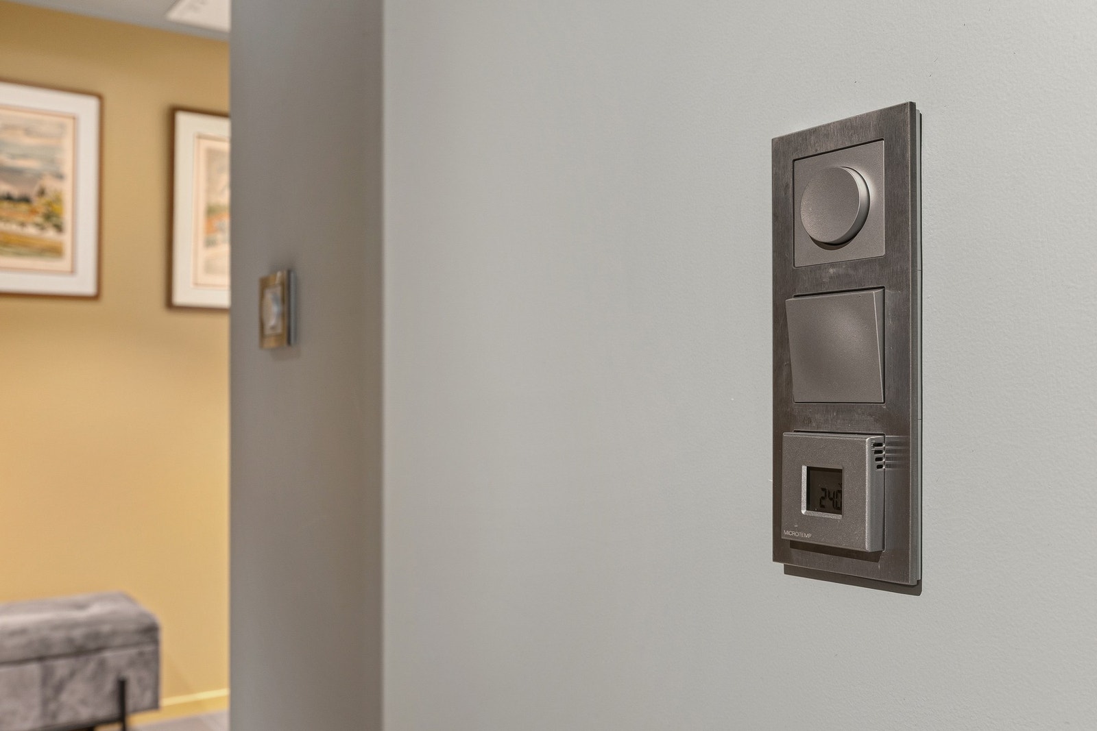 Leiligheten har flere tilvalg med blant annet dimming på rom. Galleribilde