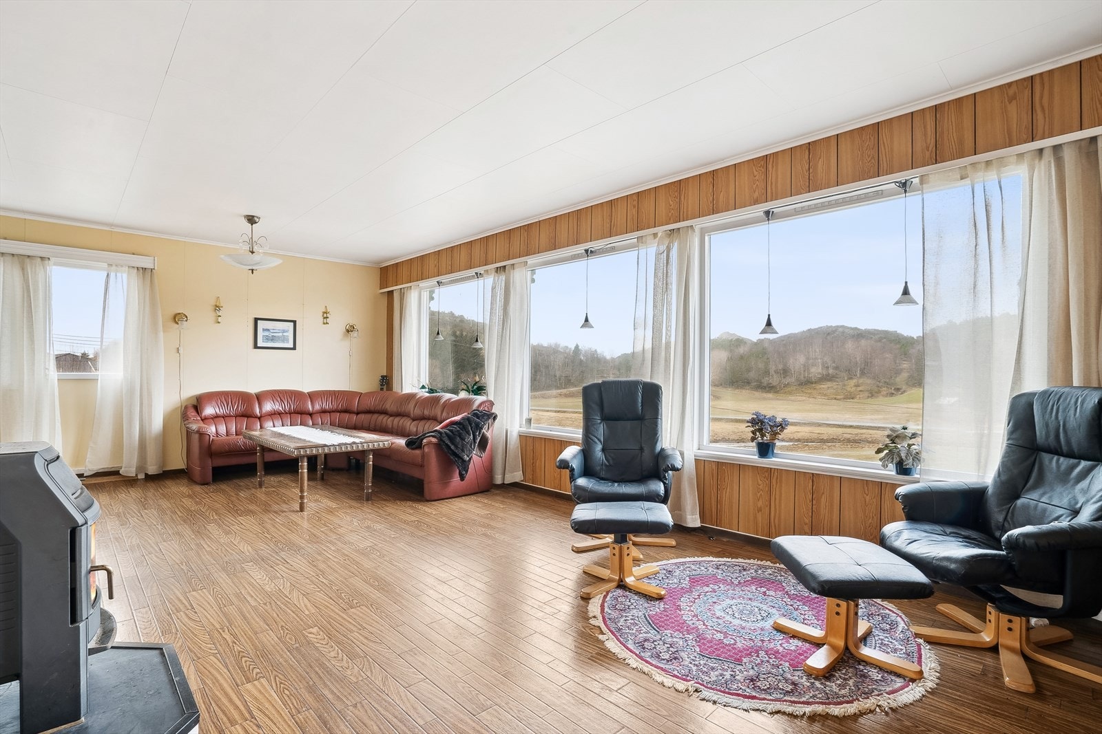 Stue og utsikt Galleribilde