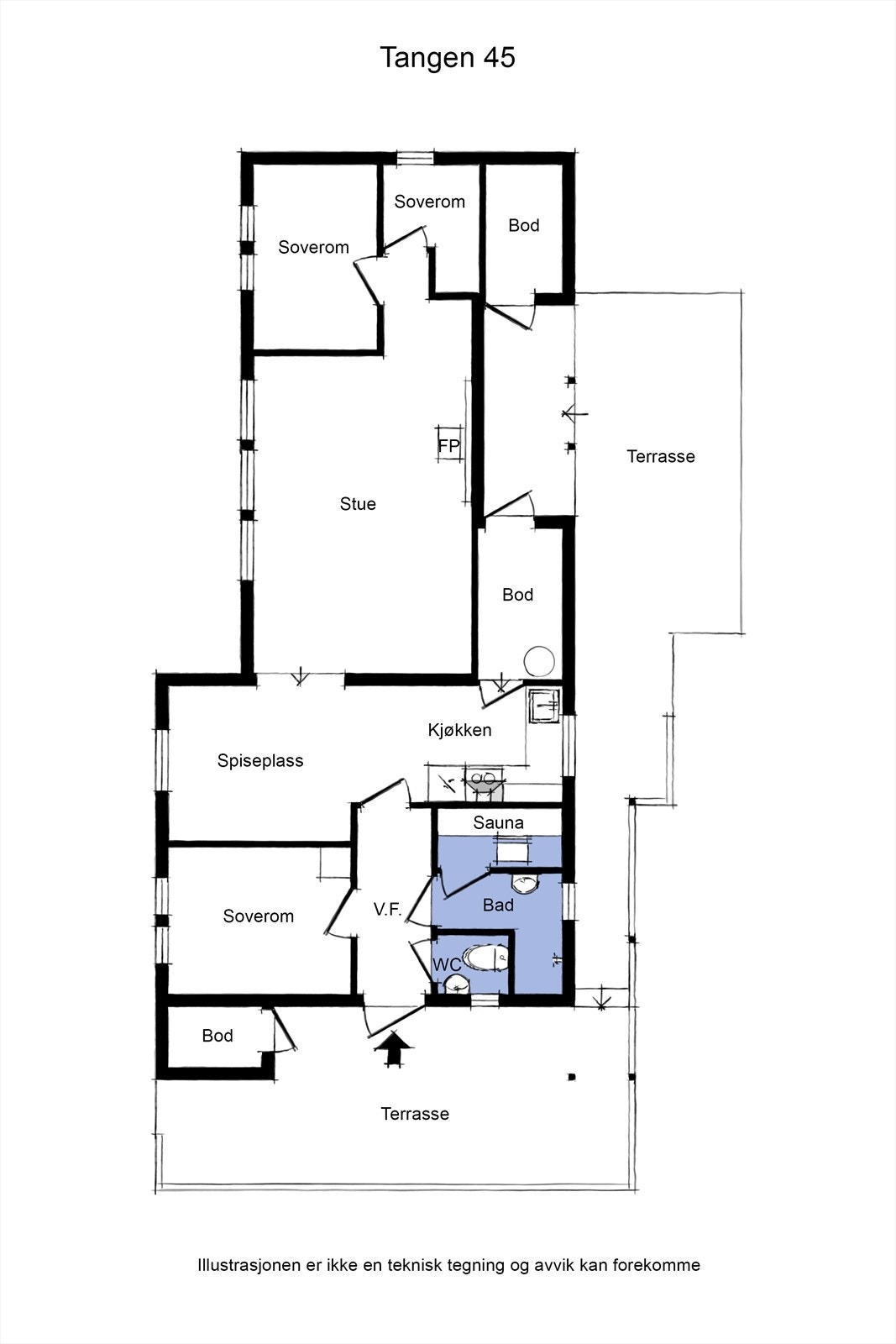 Plantegning. Galleribilde