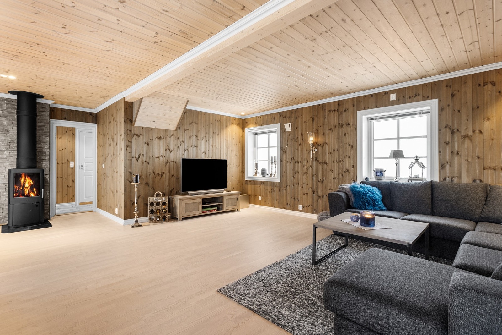 Det er lagt inn fiber til hytta med tilgang til Altibox Galleribilde