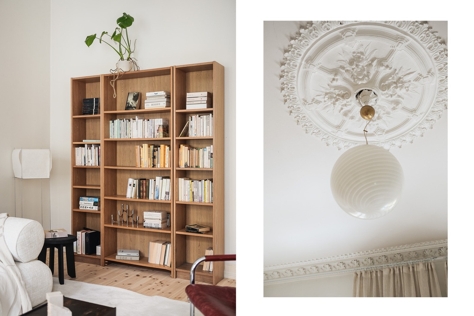 Klassisk bygård fra 1899 hvor himlingen er prydet med særdeles velbevart stukkatur og rosetter. Galleribilde