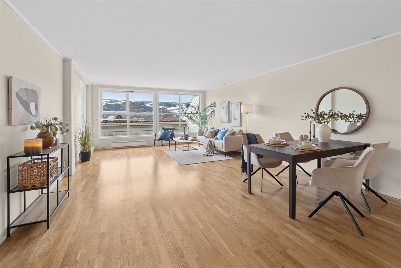 3-roms terrasseleilighet med garasje og heis i attraktive Hamarvegen Terrasse! Galleribilde