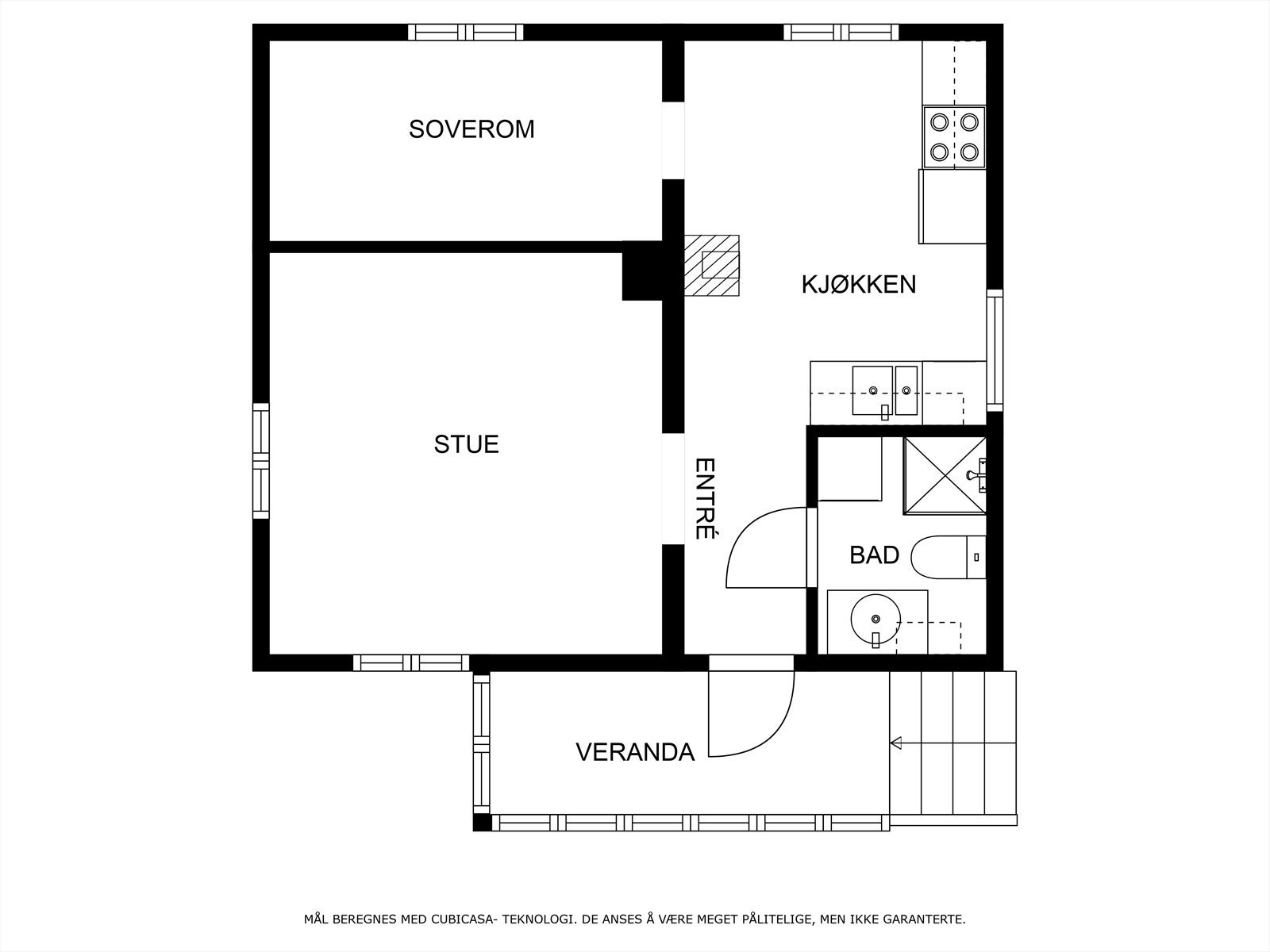 Sidebygning første etasje Galleribilde