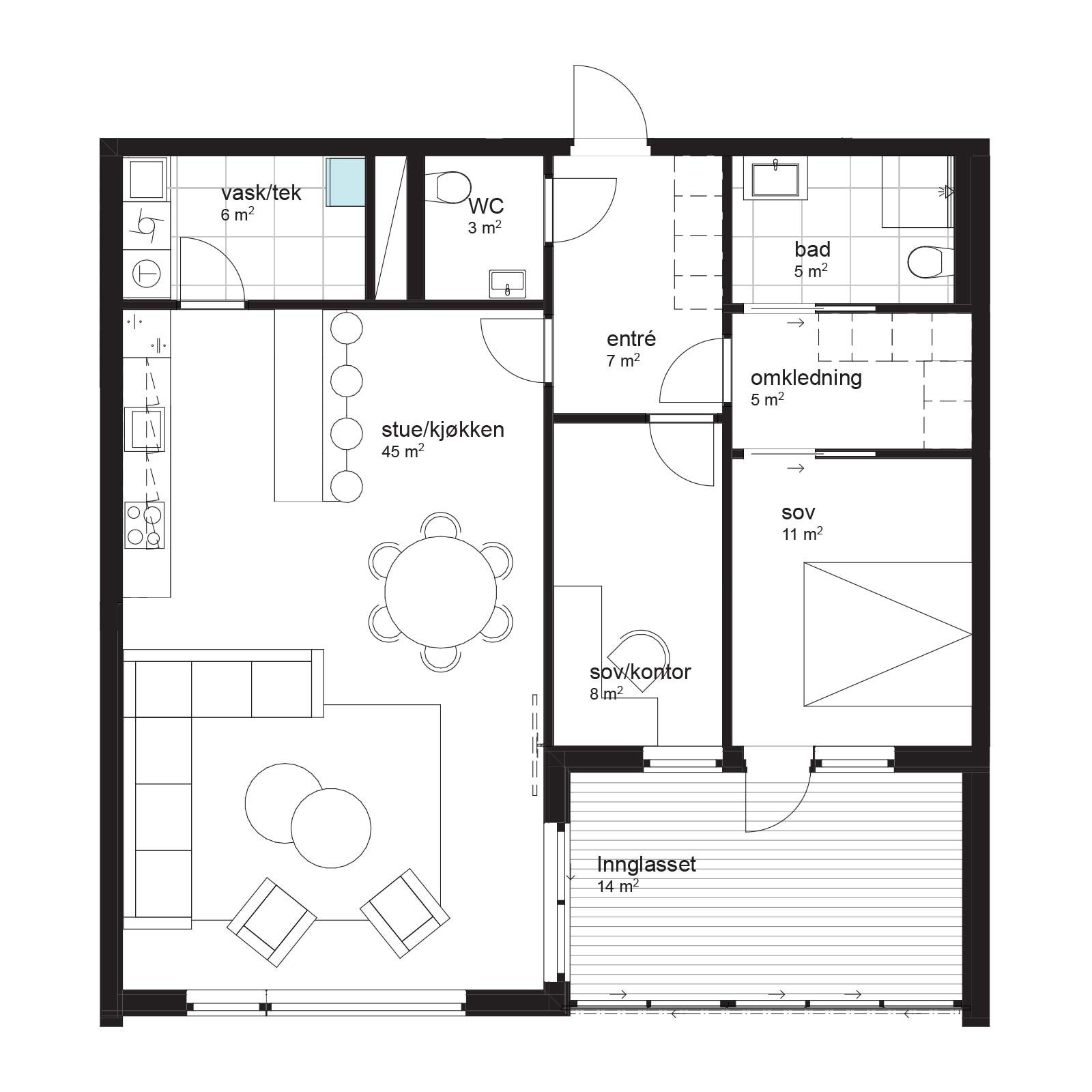 Plantegning Galleribilde
