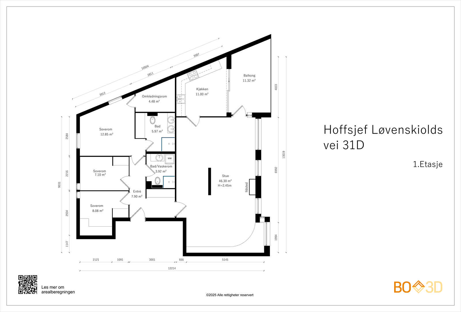 Plantegning Galleribilde