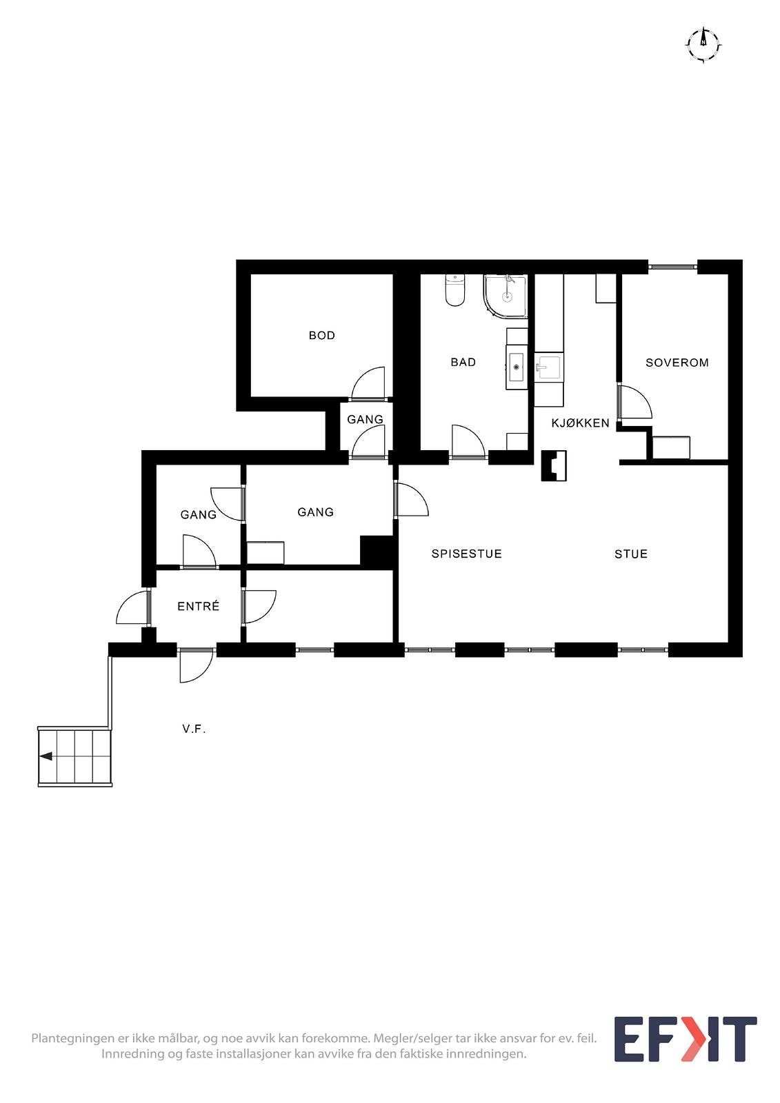 Planskisse Galleribilde