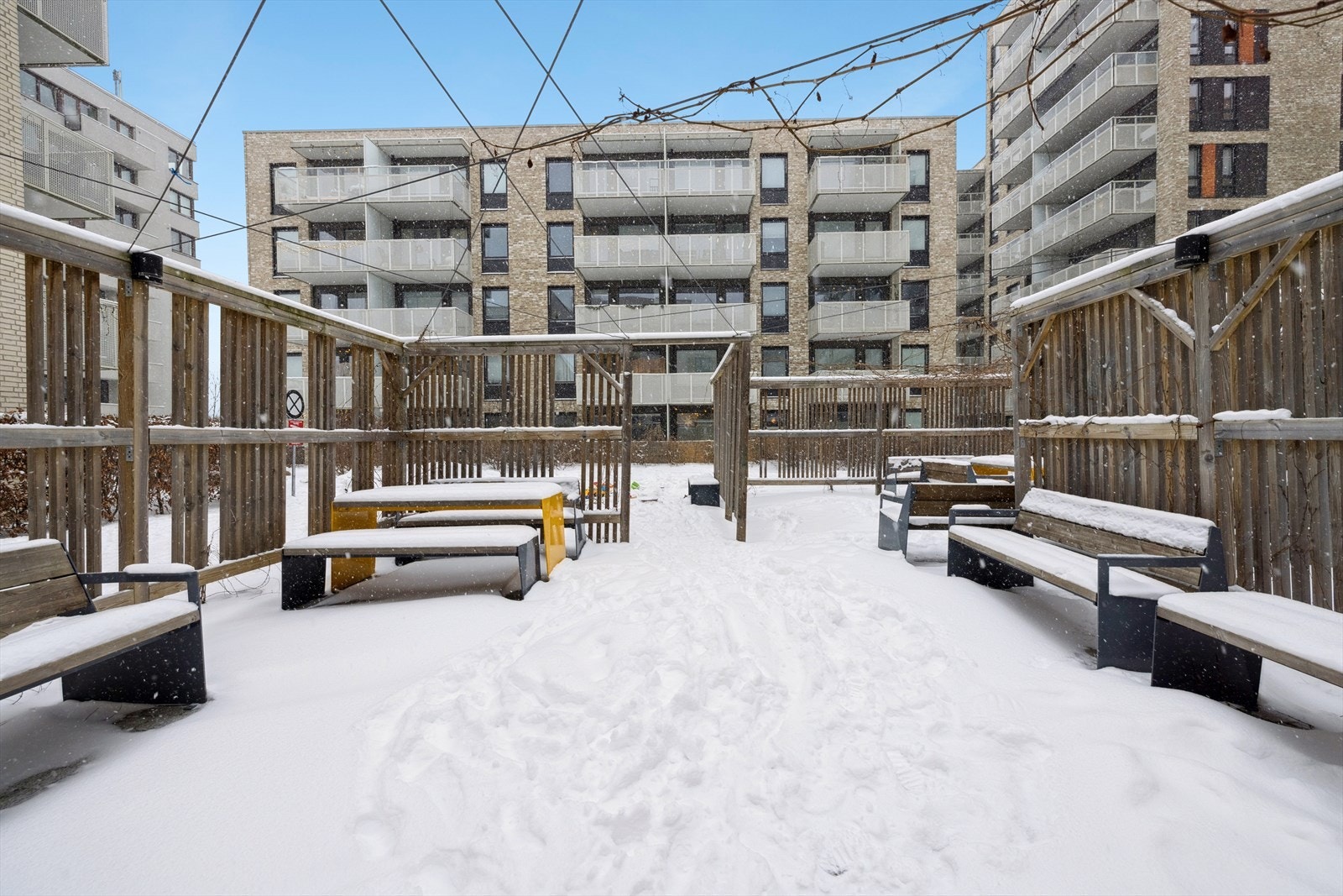 Borettslagets fellesområde. Galleribilde