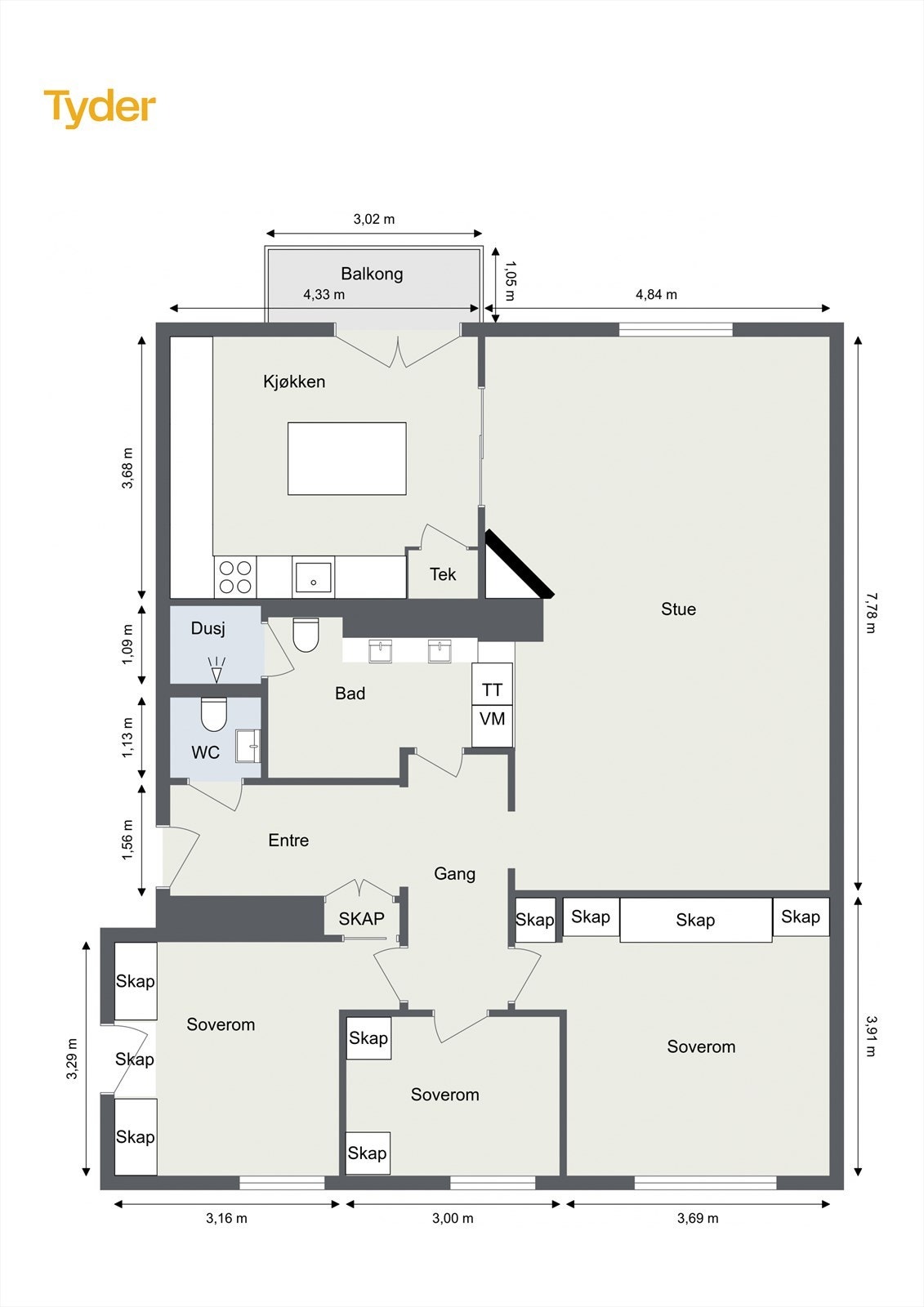 Plantegning. Galleribilde