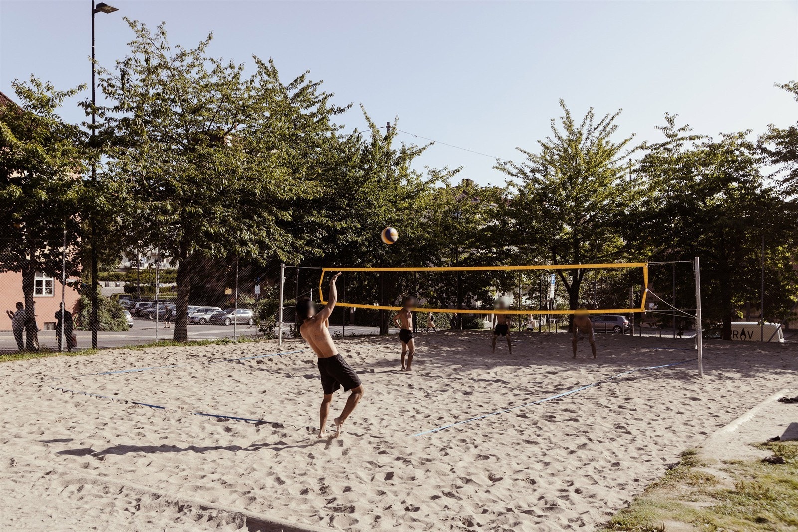 Lilleborg sandvolleyballbaner Galleribilde
