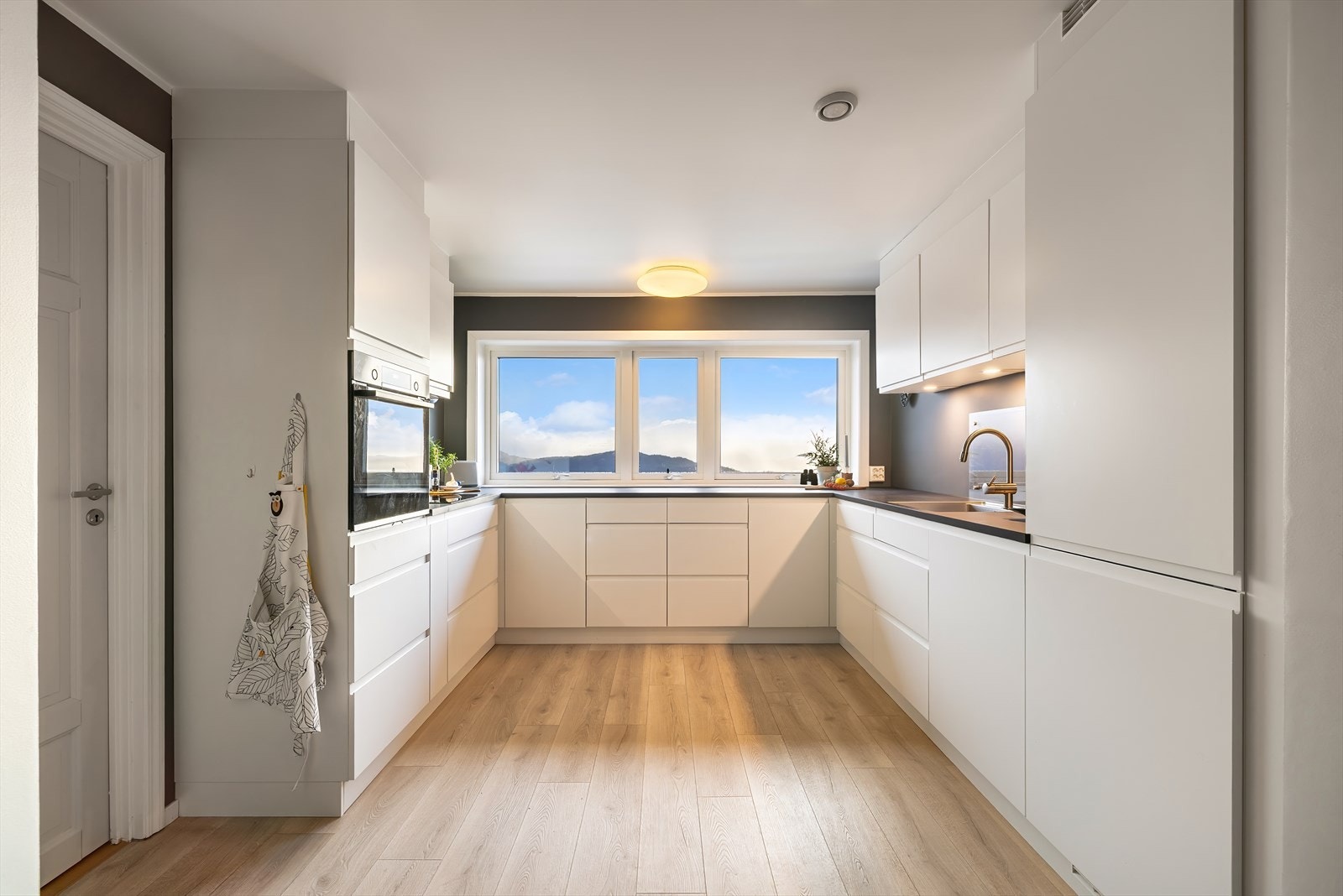 Fint en-stavs laminatgulv Galleribilde