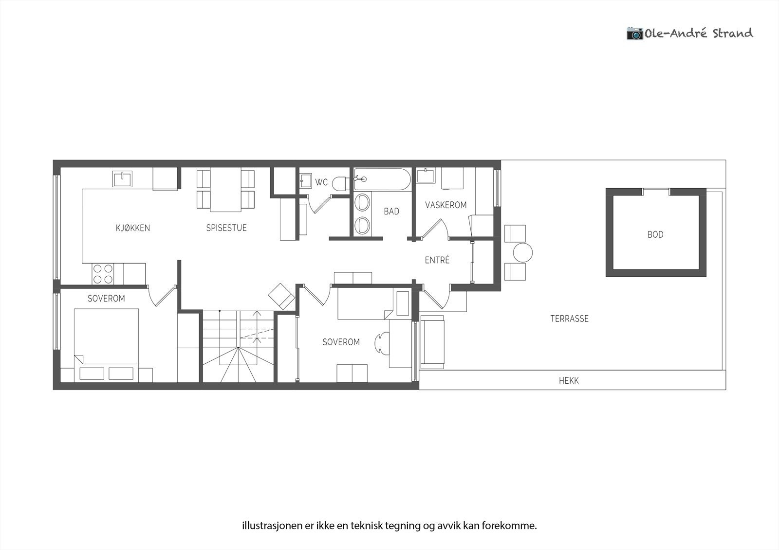 2D planskisse - 1.etg. Galleribilde