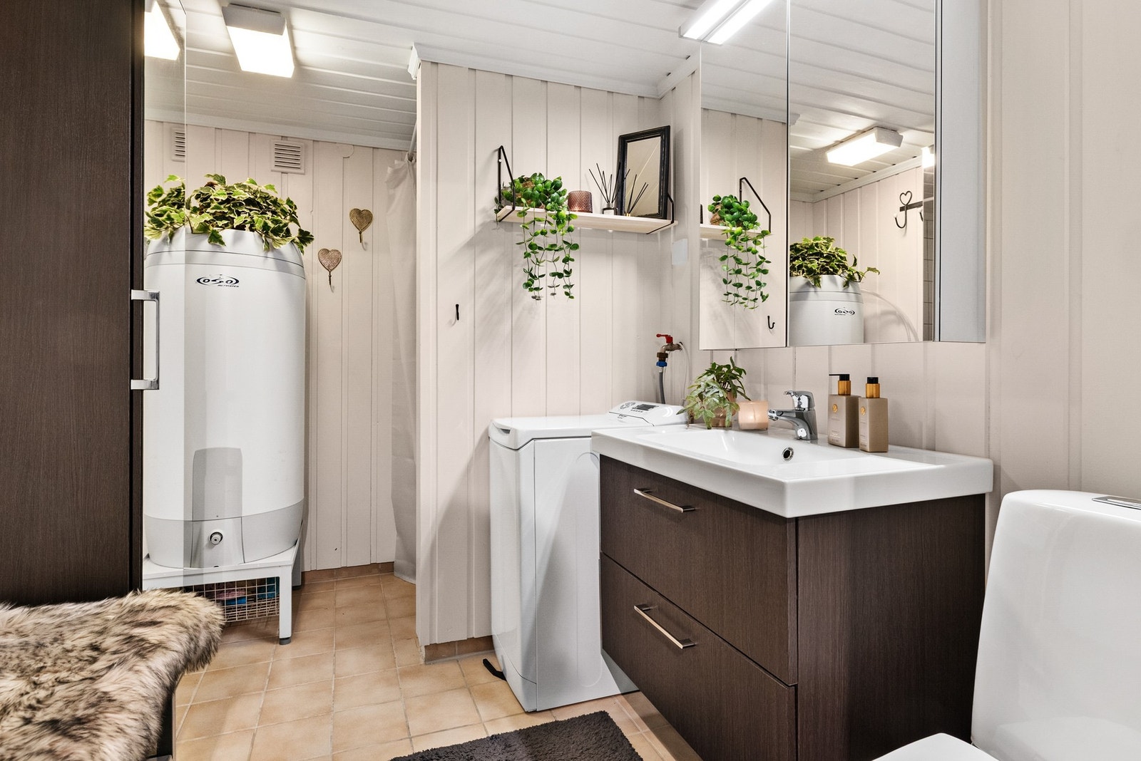 Pent hyttebad. Det ble foretatt oppgraderinger i 2015 Galleribilde