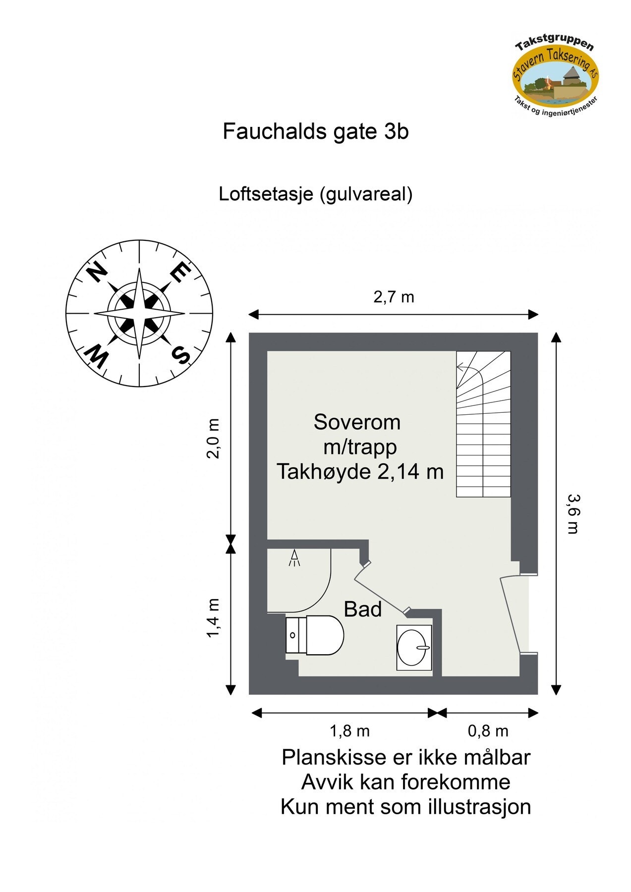 Plantegning 4. etasje. Galleribilde