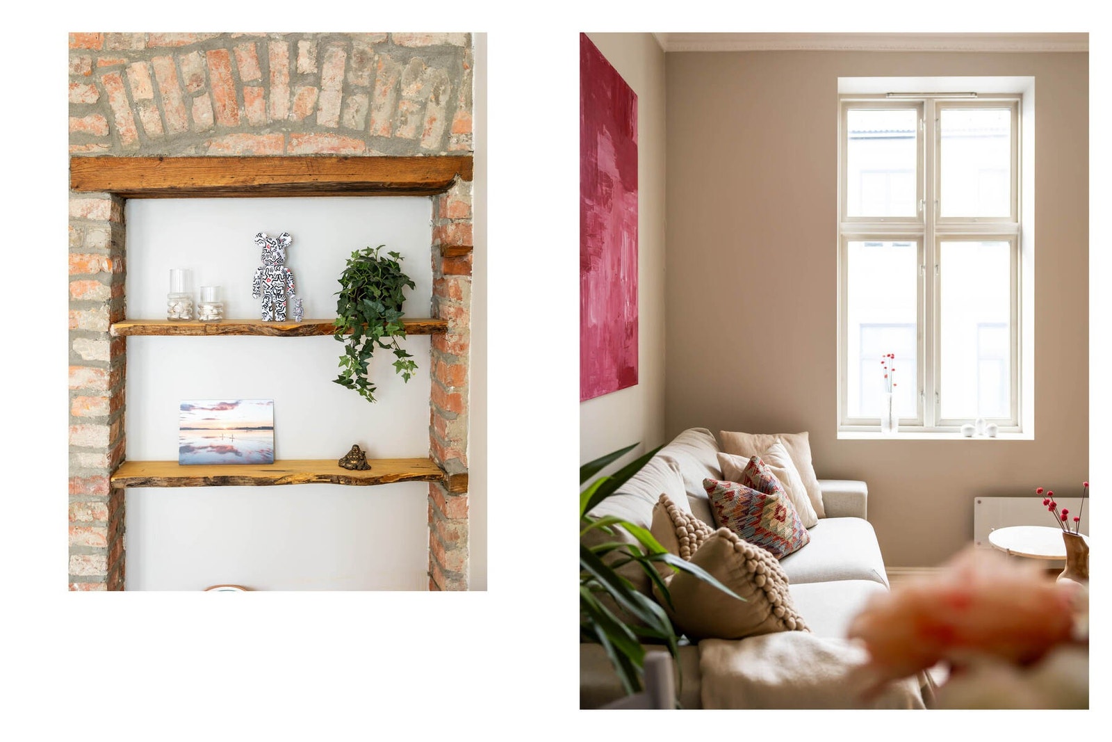 Leiligheten fremstår som svært sjarmerende og hyggelig med mange fine detaljer Galleribilde