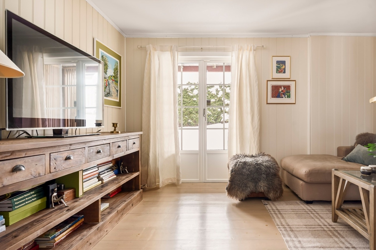 Det ene soverommet har utgang til Galleribilde