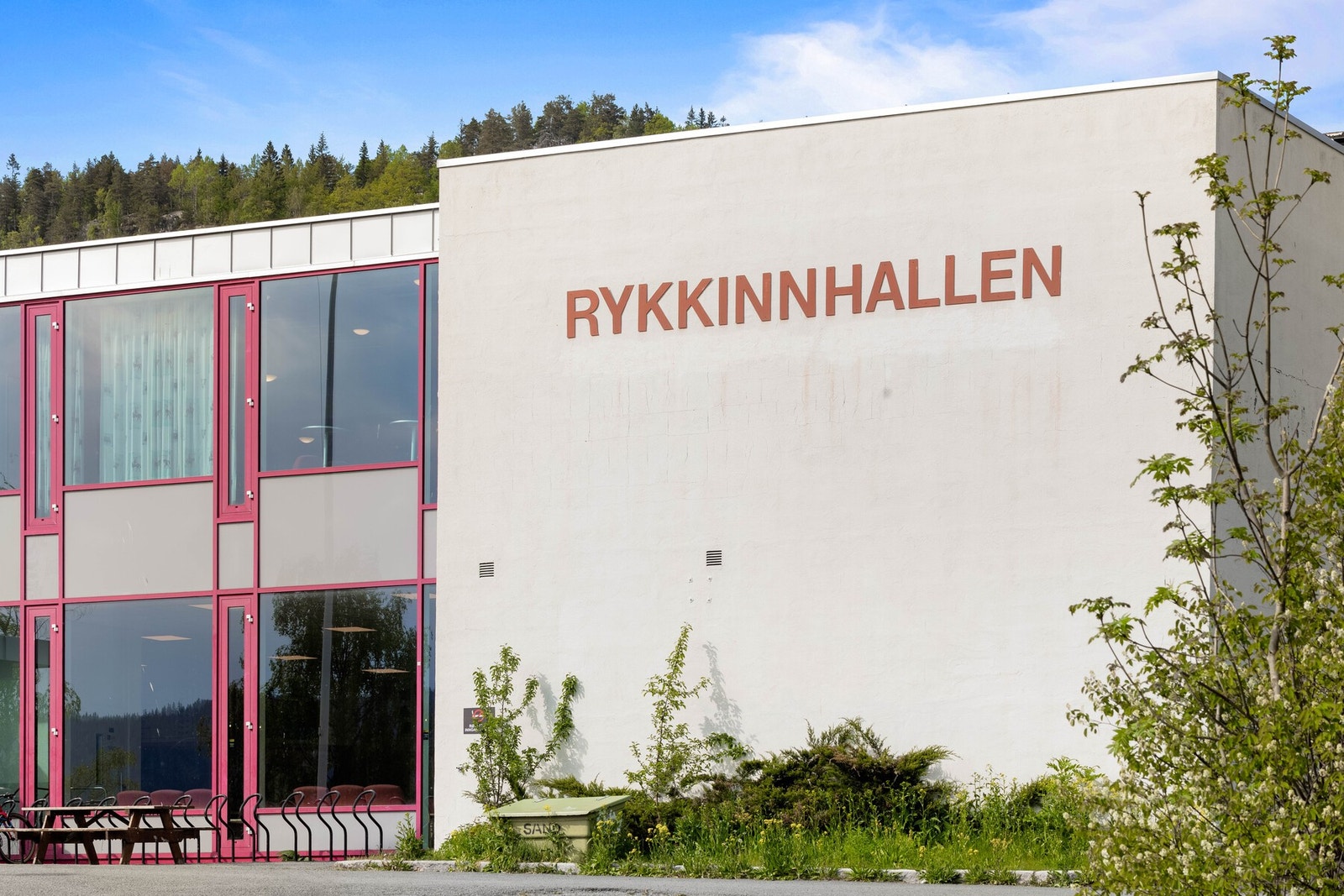 I Rykkinnhallen finner du bla riksanlegget for basketball. Galleribilde