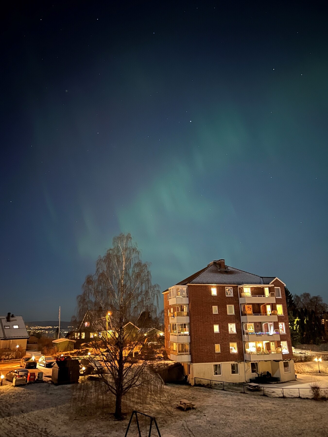 Selgers bilde tatt fra balkongen. Galleribilde