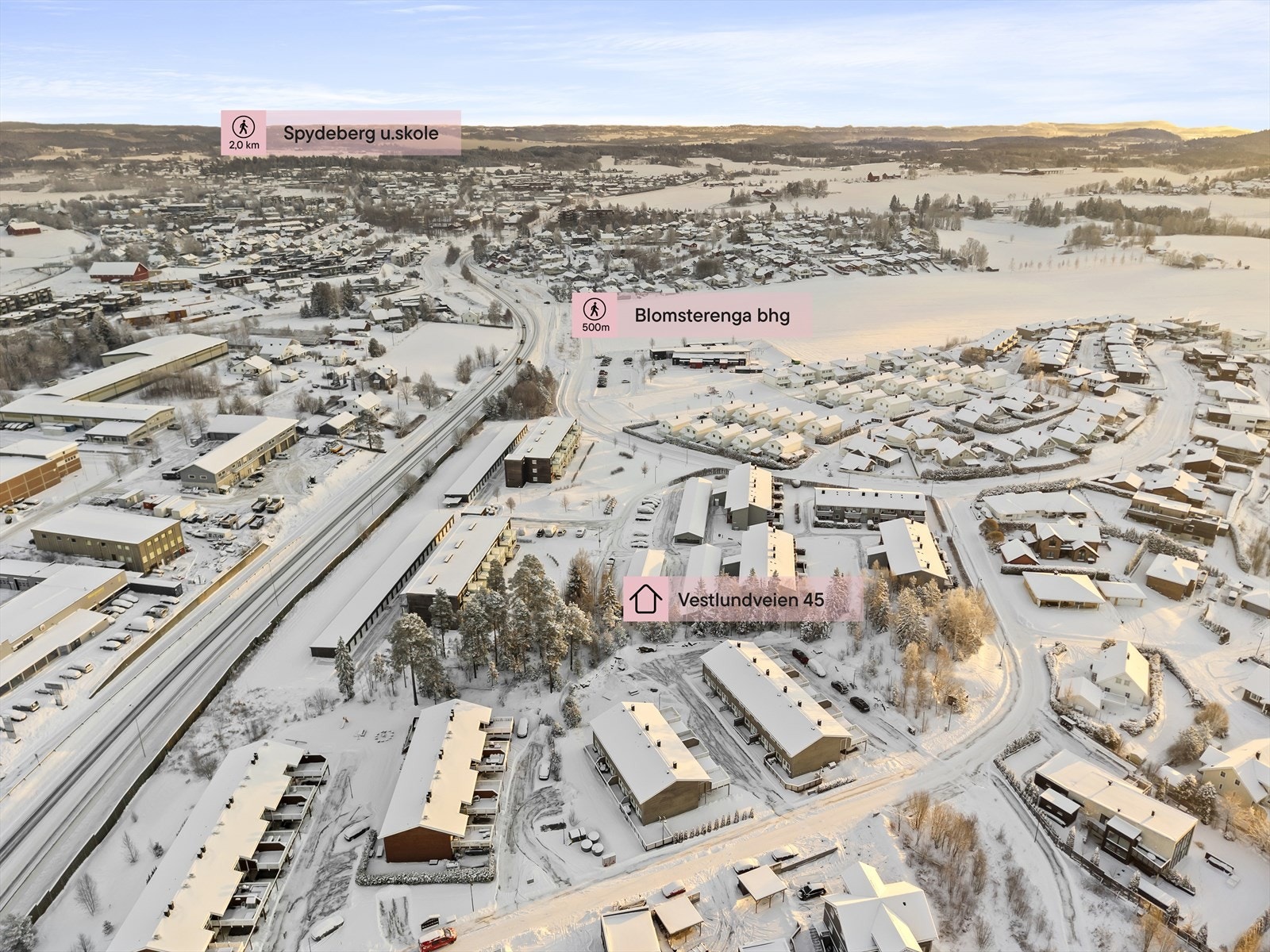 Dronefoto Galleribilde