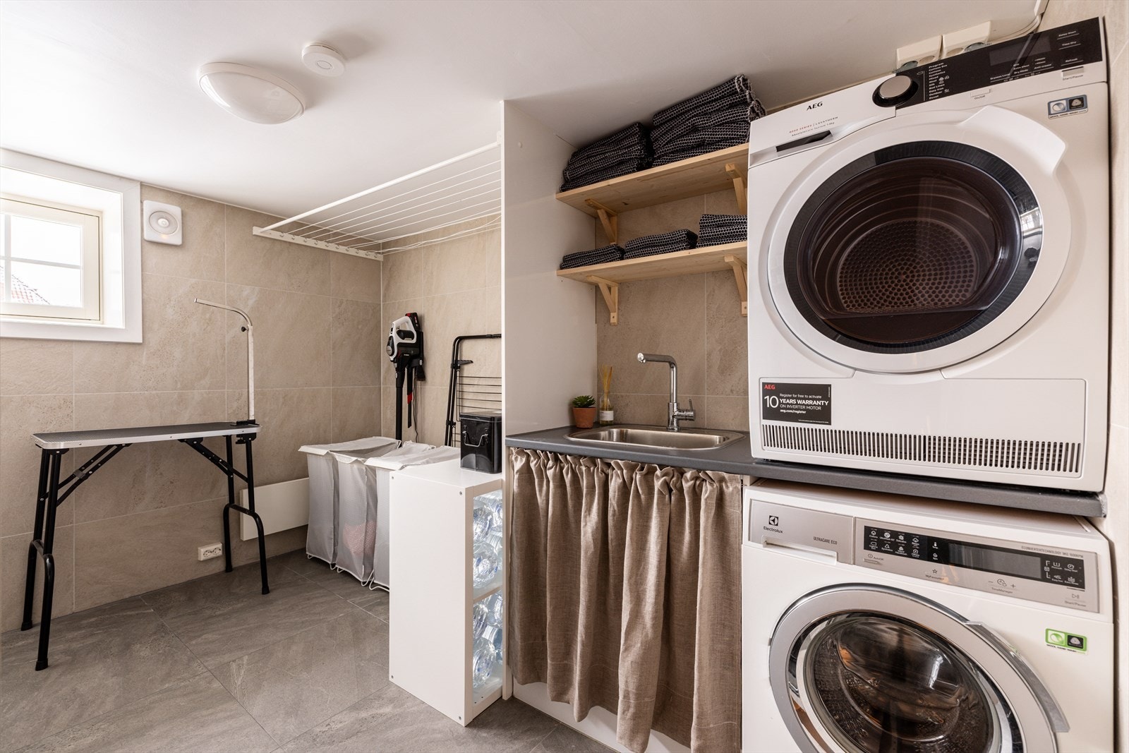 Romslig vaskerom fra 2018. Galleribilde